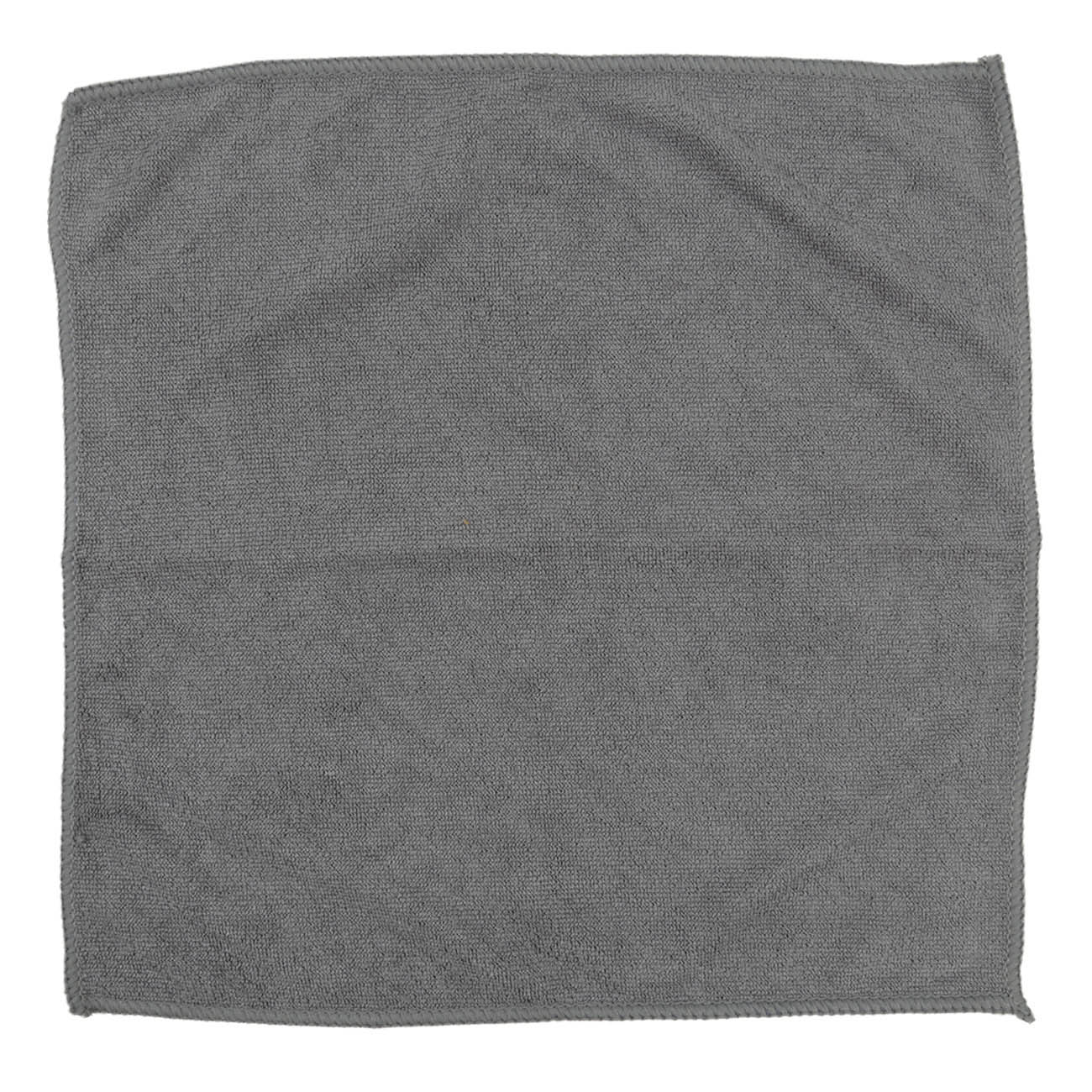 Тряпка универсальная, 30х30 см, 2 шт, микрофибра, черная/серая, Clean, image-2