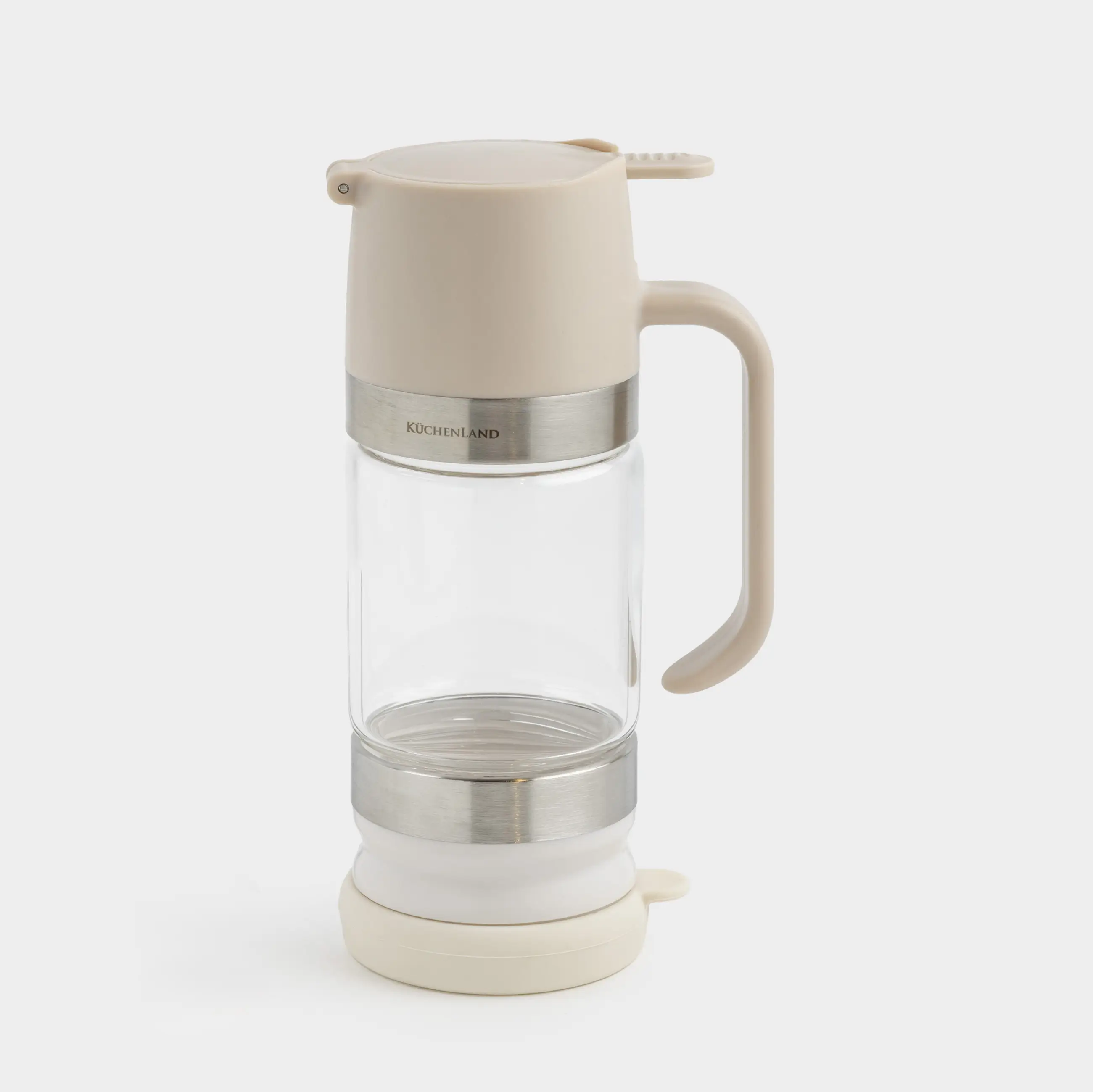Тұздыққа арналған диспенсер, 250 мл, шыны/пластик, сүт түстес, Milk kitchen
