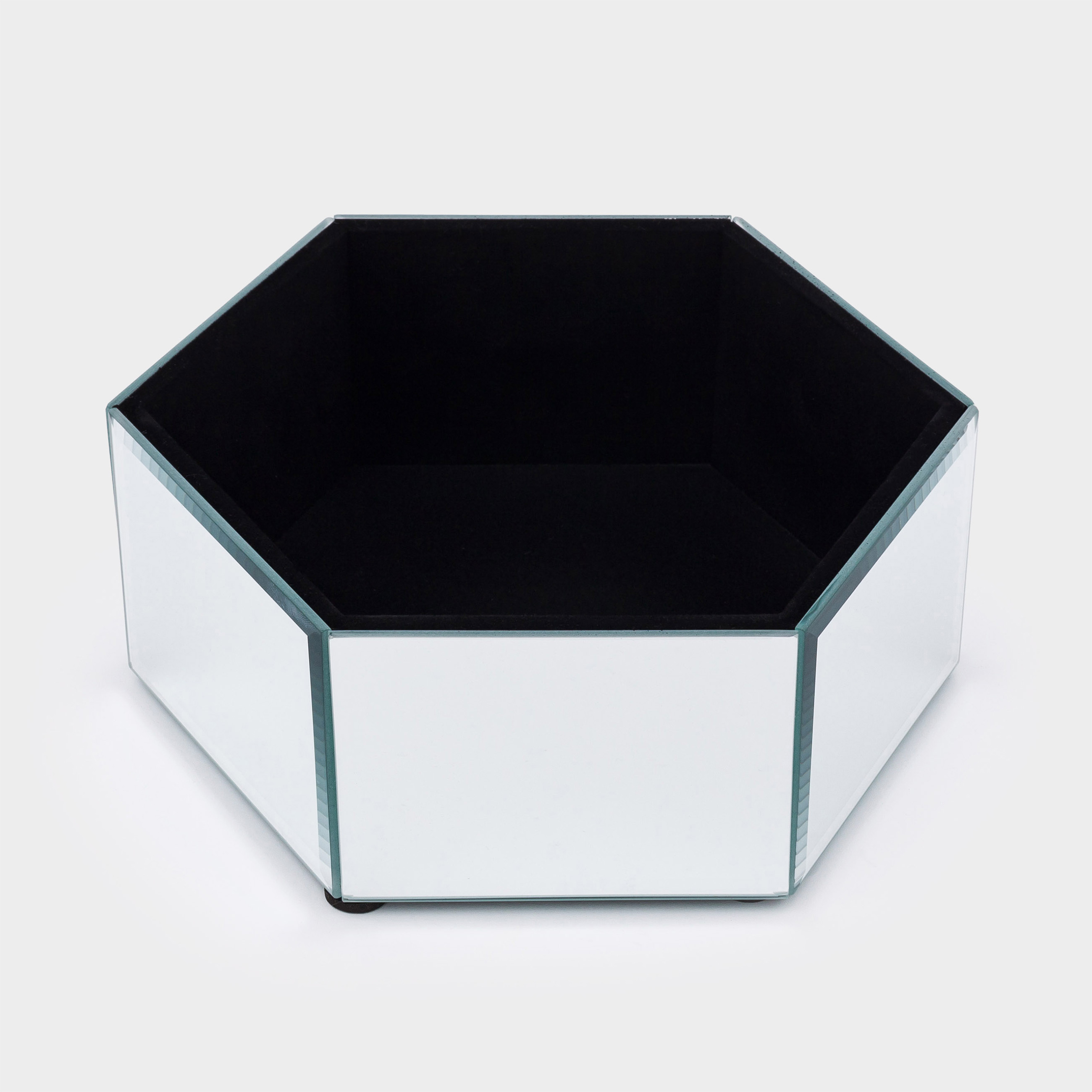 Шкатулка для украшений, 19х21 см, стекло, зеркальная, Лотос, Glossy, image-3