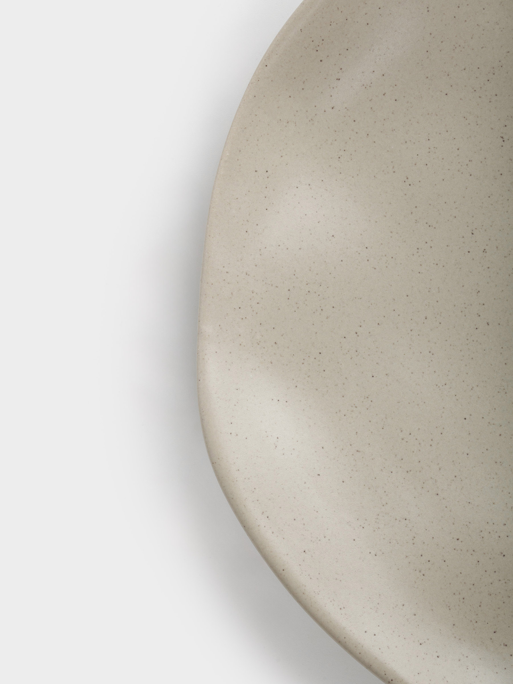 Тіскебасар тәрелкесі, 23 см, керамика, сарғылт-қоңыр, Мыжылған әсер, Crumple creme, image-4