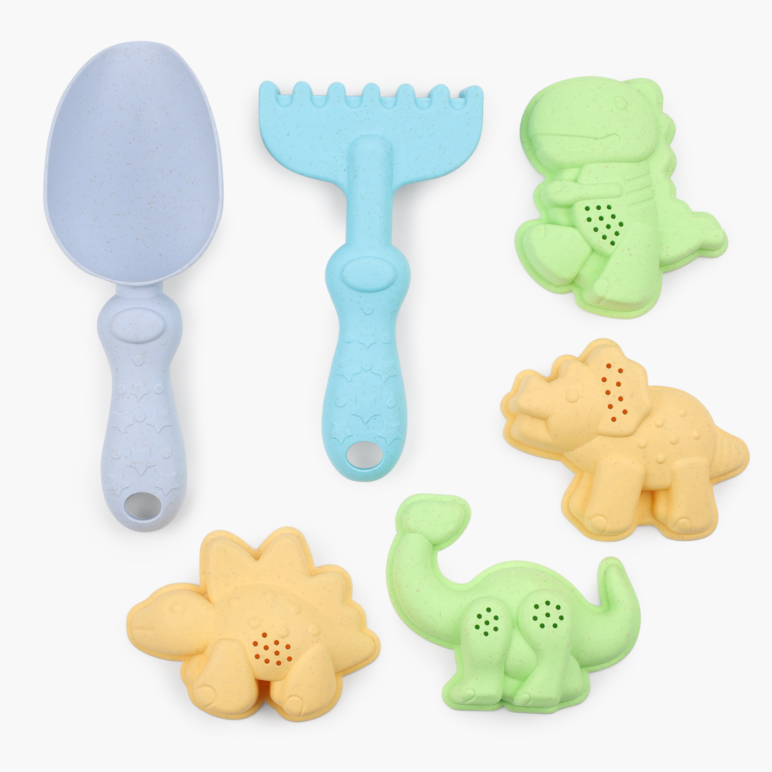 Набор игровой для песка, 8 пр, с лейкой, пластик, цветной, Sunny, image-1