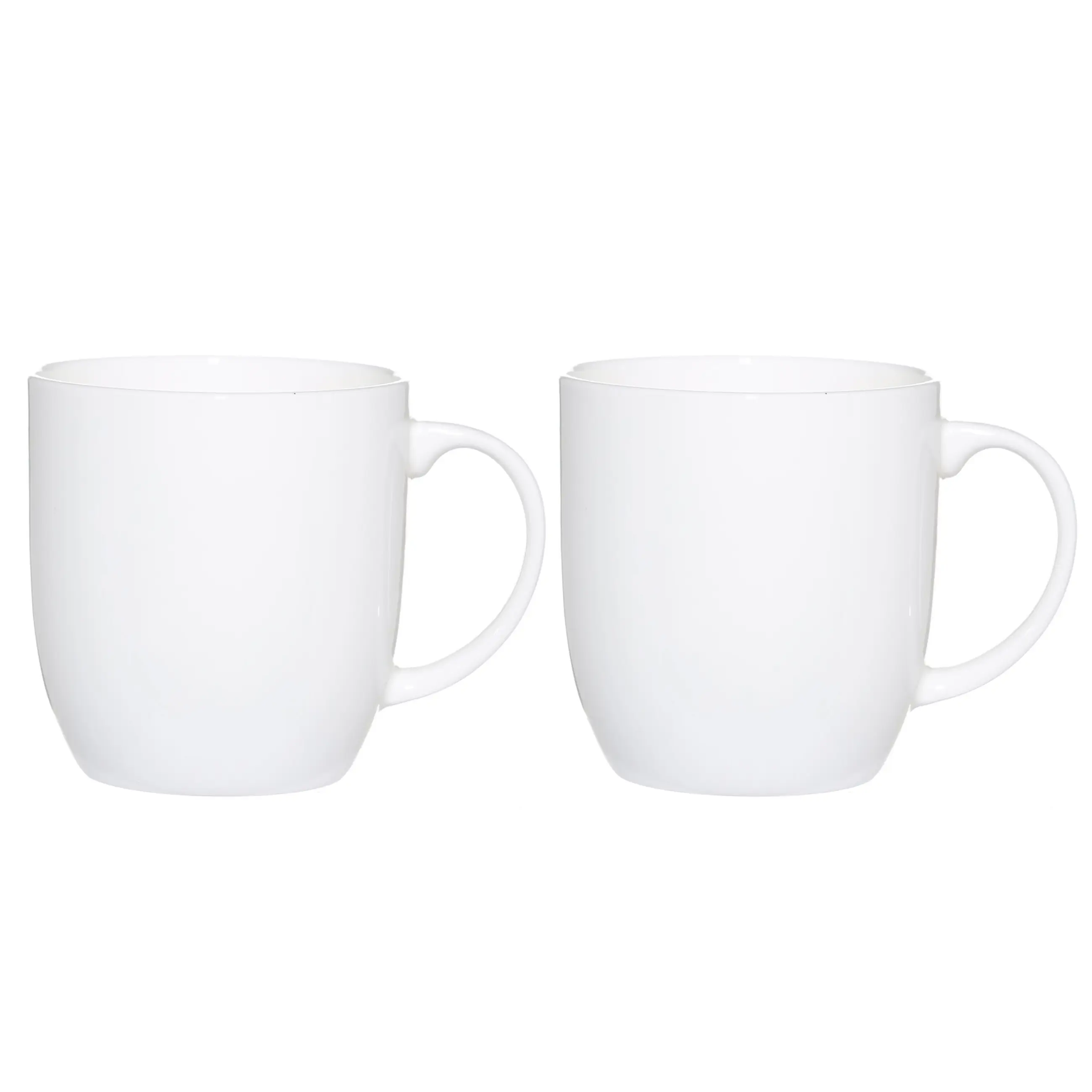 Кружка, 370 мл, 2 шт, фарфор F, белая, Ideal white, image-0