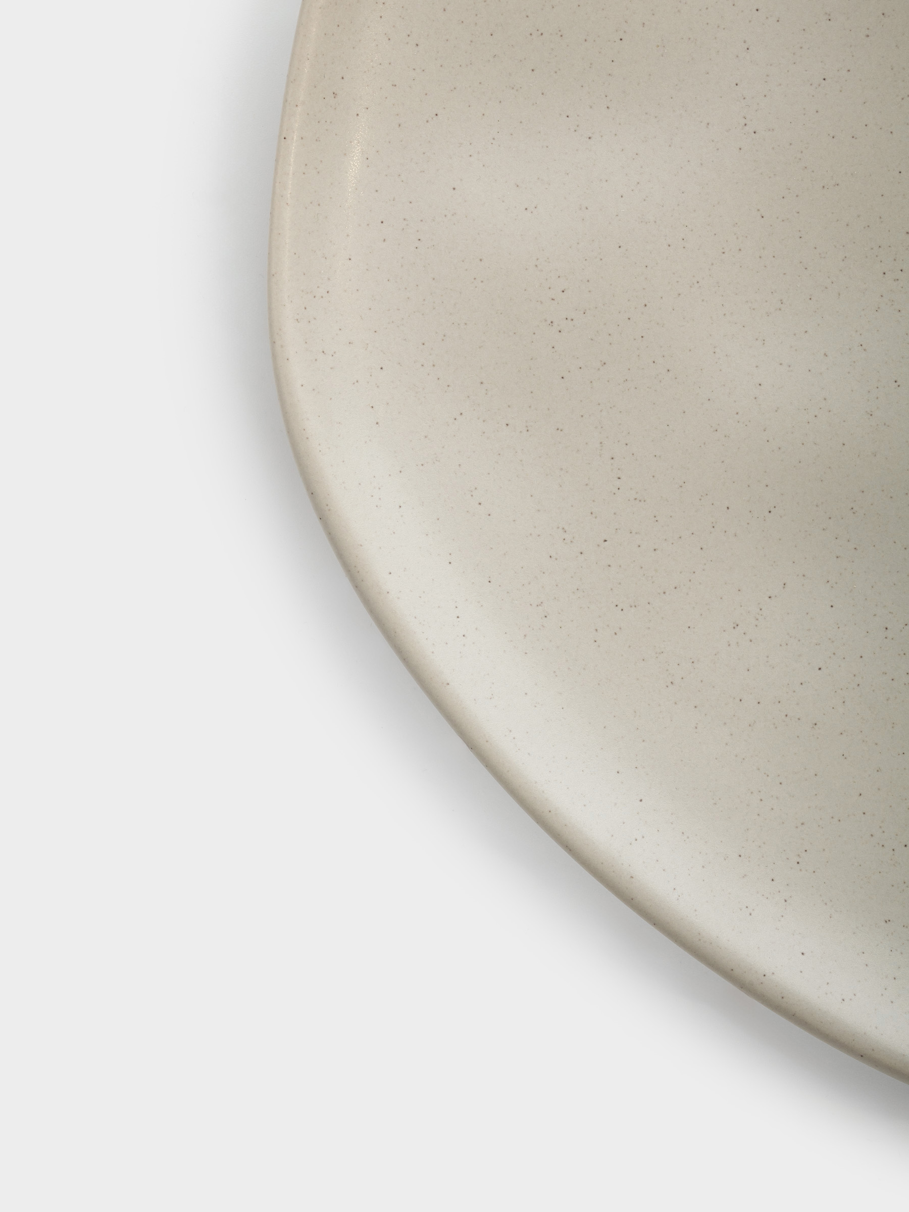 Түскі ас тәрелкесі, 27 см, керамика, сарғылт-қоңыр, Мыжылған әсер, Crumple creme, image-2