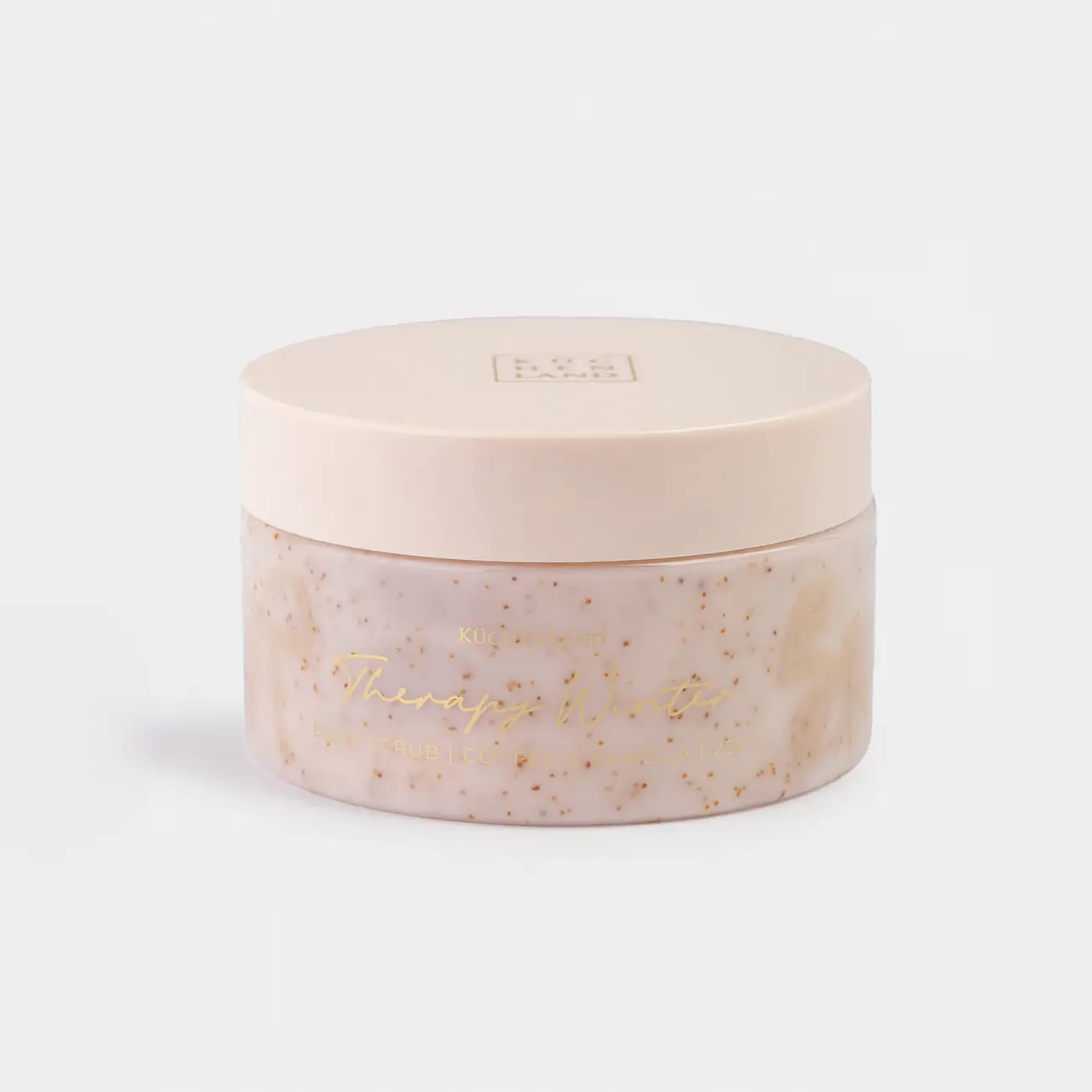 Денеге арналған скраб, 220 г, нәрлендіреді, Кофе/Ваниль, Therapy winter