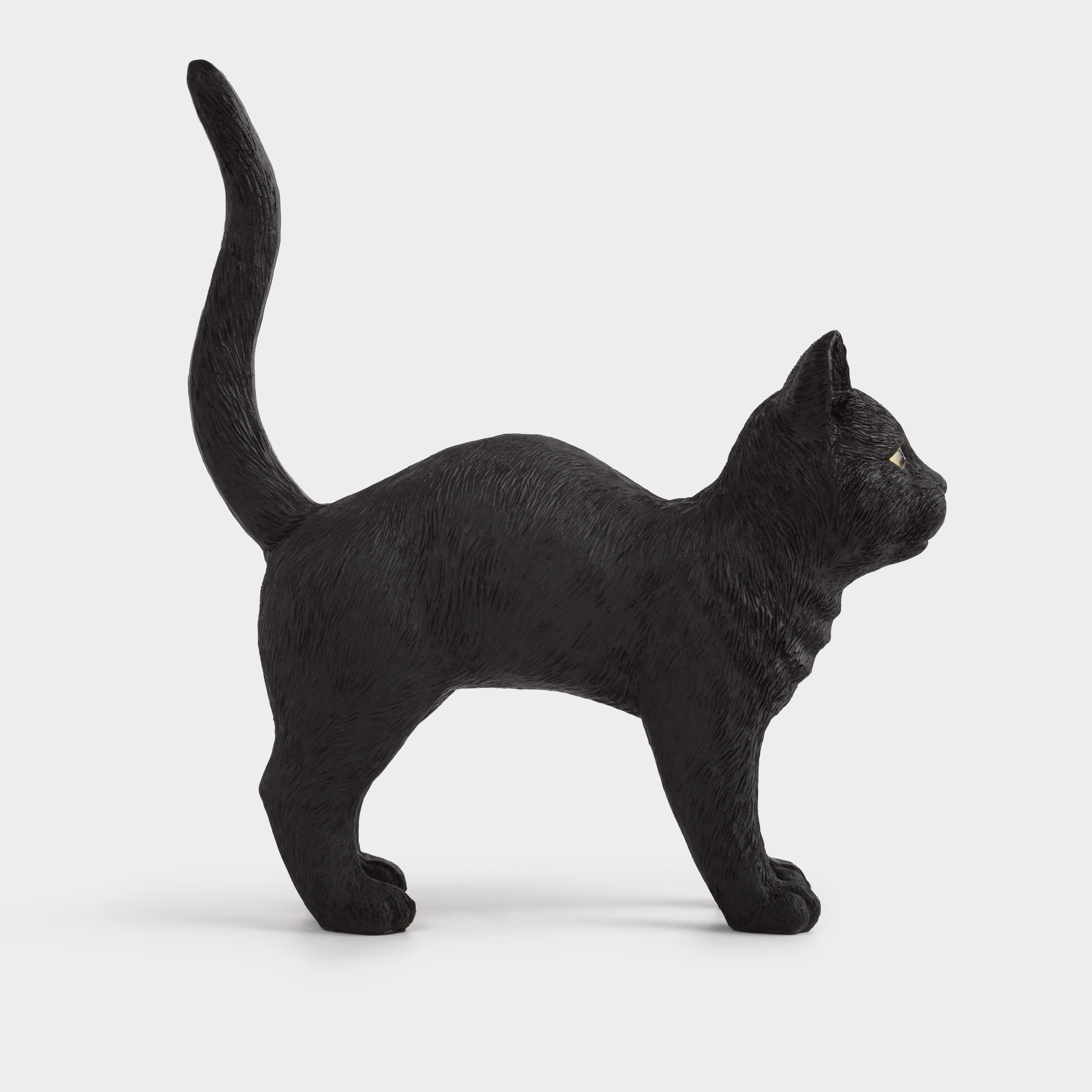 Статуэтка, 24х23 см, полирезин, черная, Кот, Cat night, image-4