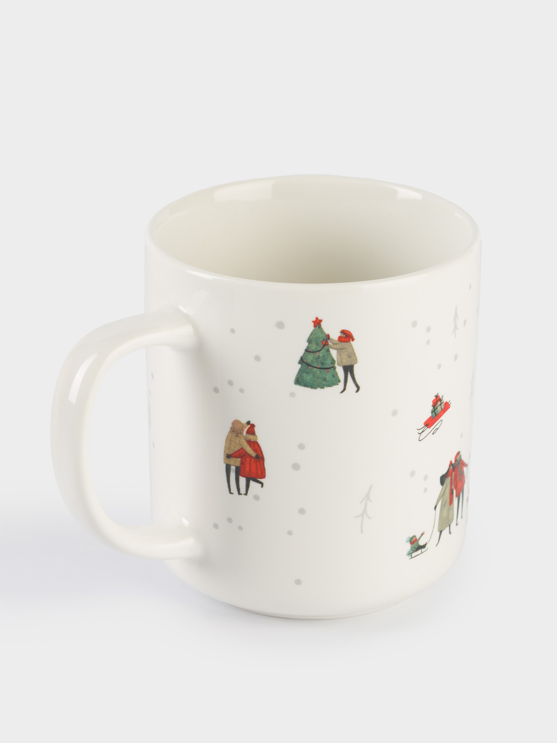 Саптыаяқ, 320 мл, фарфор N, ақ, Қысқы демалыс, Festive mood, image-1