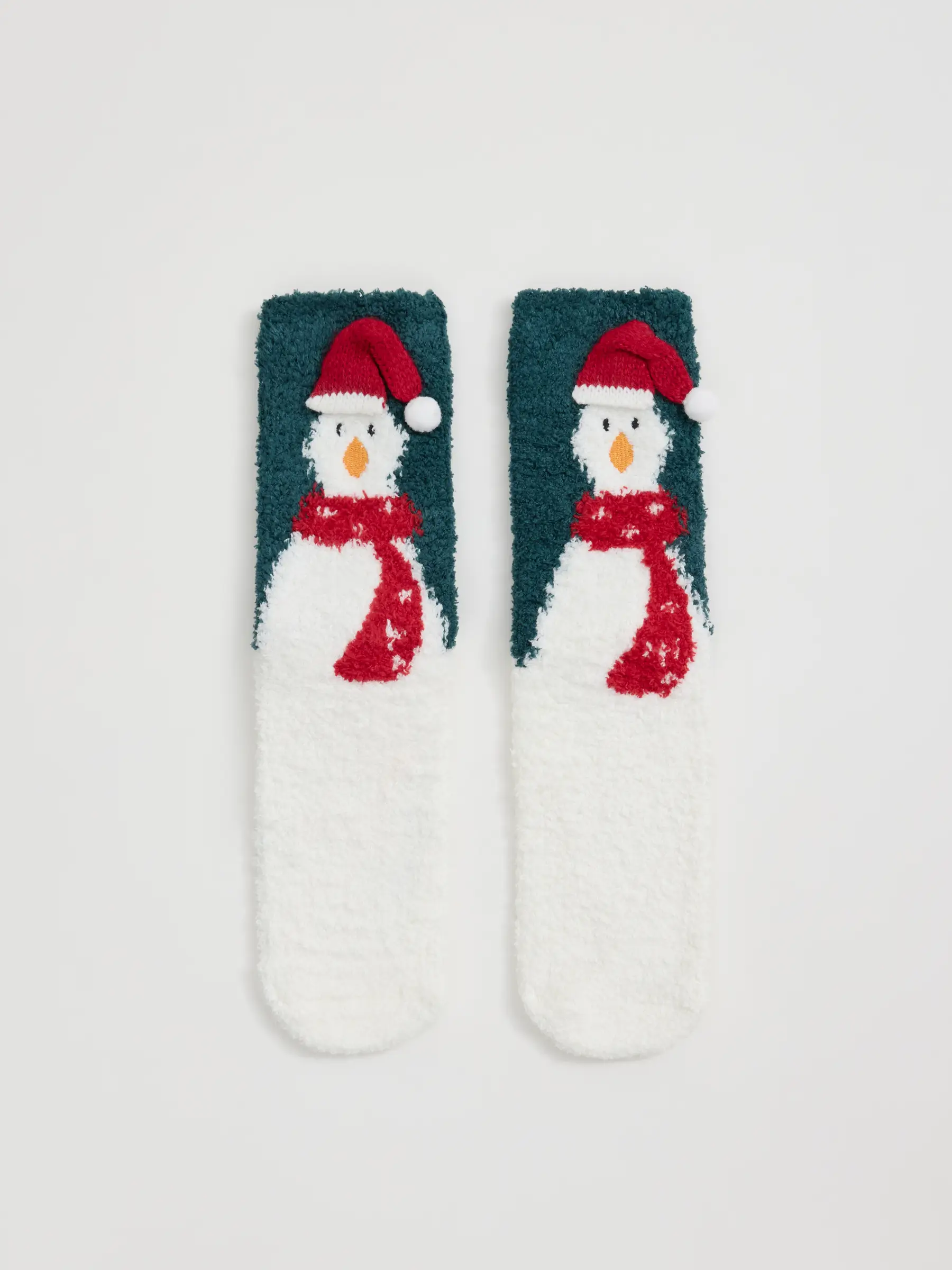 Әйелдер шұлықтары, үйге арналған, өлшемі 36-38, қорапта, полиэстер, сүтті жасыл, Қалпақ киген қаз, Merry