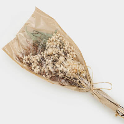 Букет декоративный, 55 см, сухоцветы, Травы и цветы, Dried flower, image-0