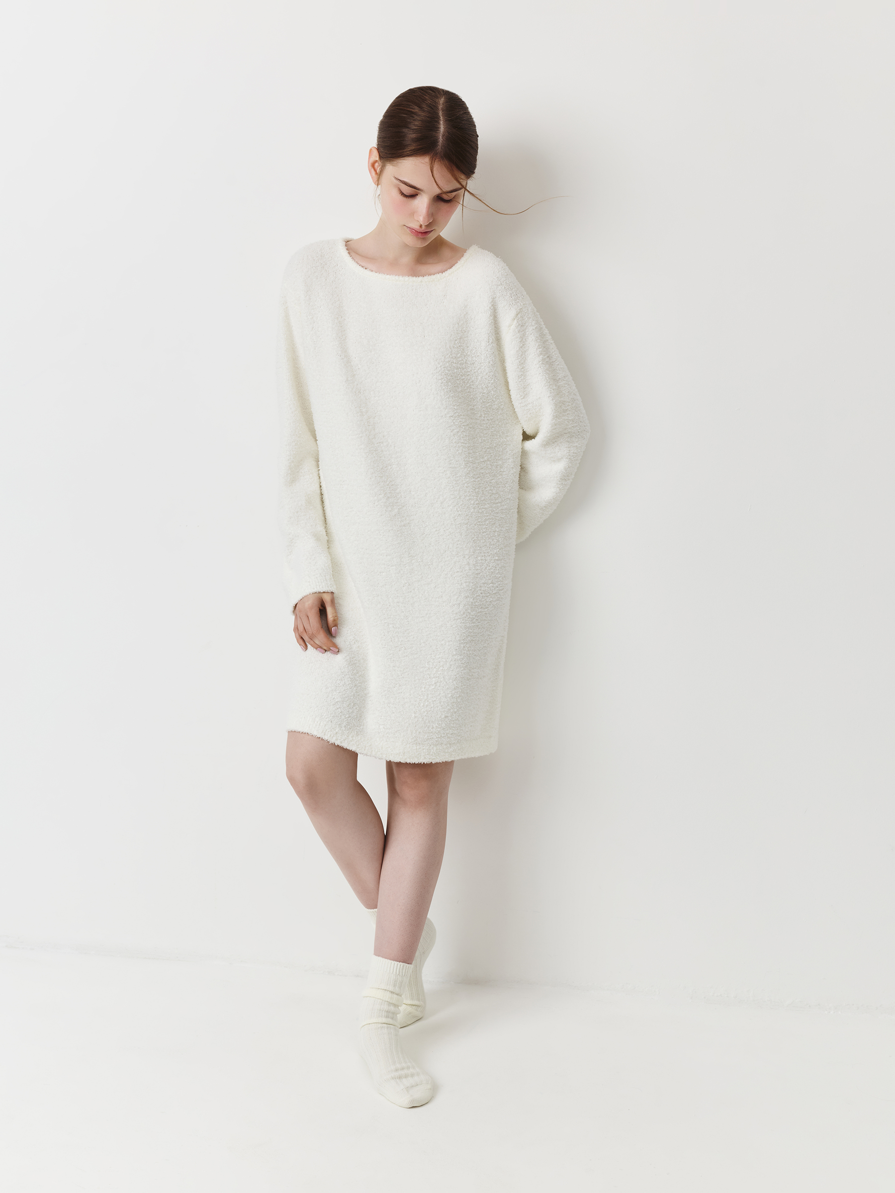 Платье мини с длинным рукавом, Aimi, image-0