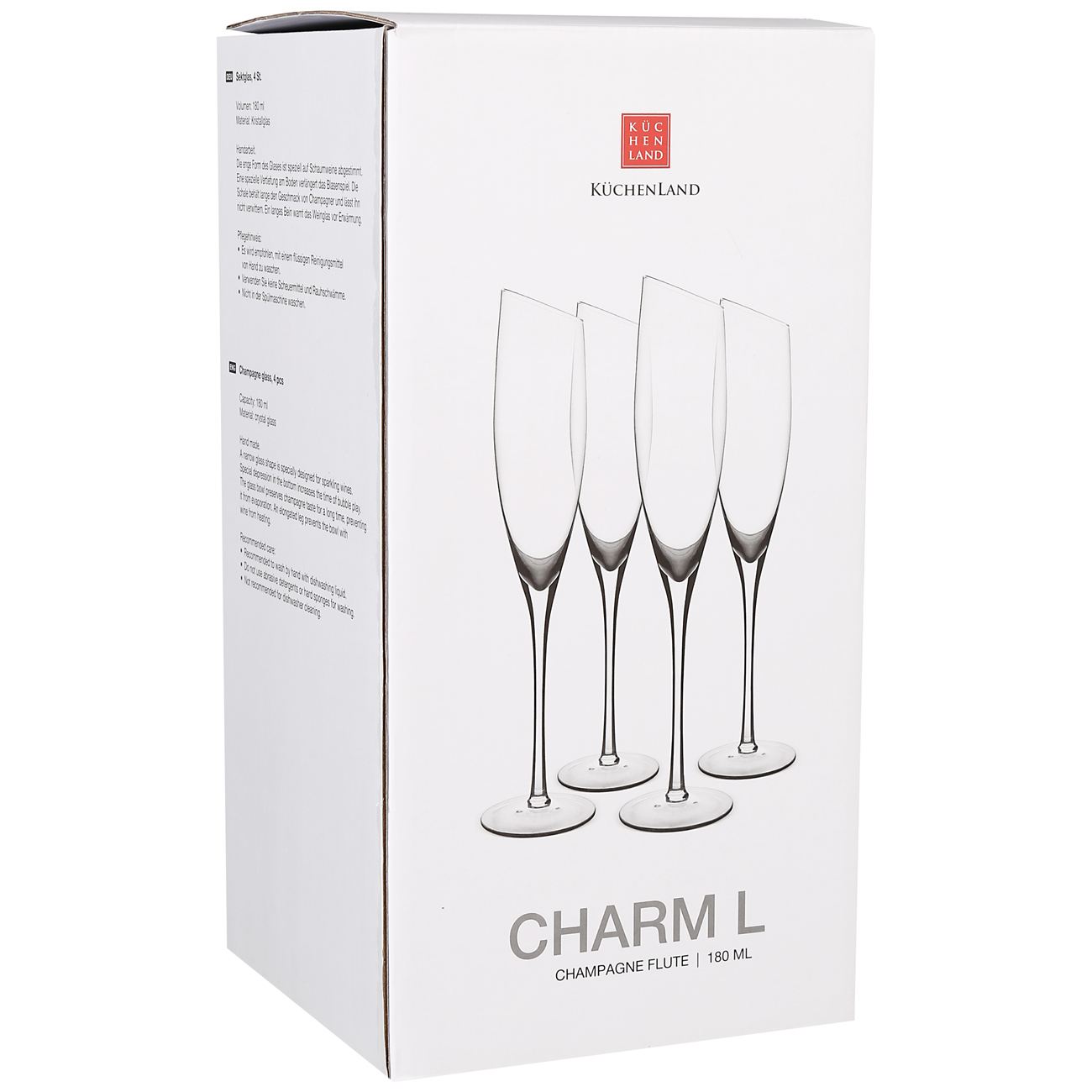Шампан бокалы, 180 мл, 4 дана, Charm L изображение № 2