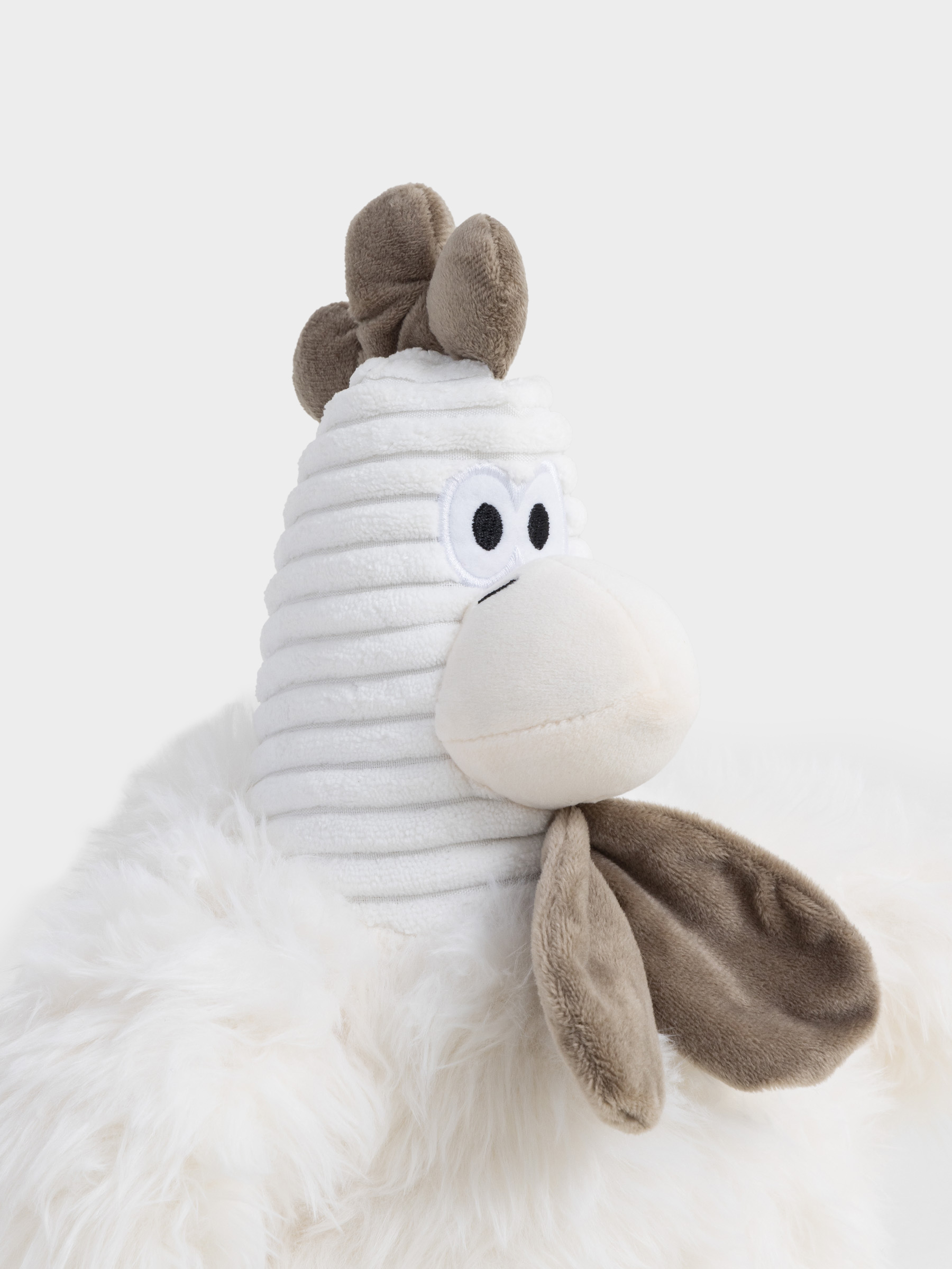 Ойыншық, 55 см, жұмсақ, полиэстер, сүт түстес, әтеш, Rooster, image-3