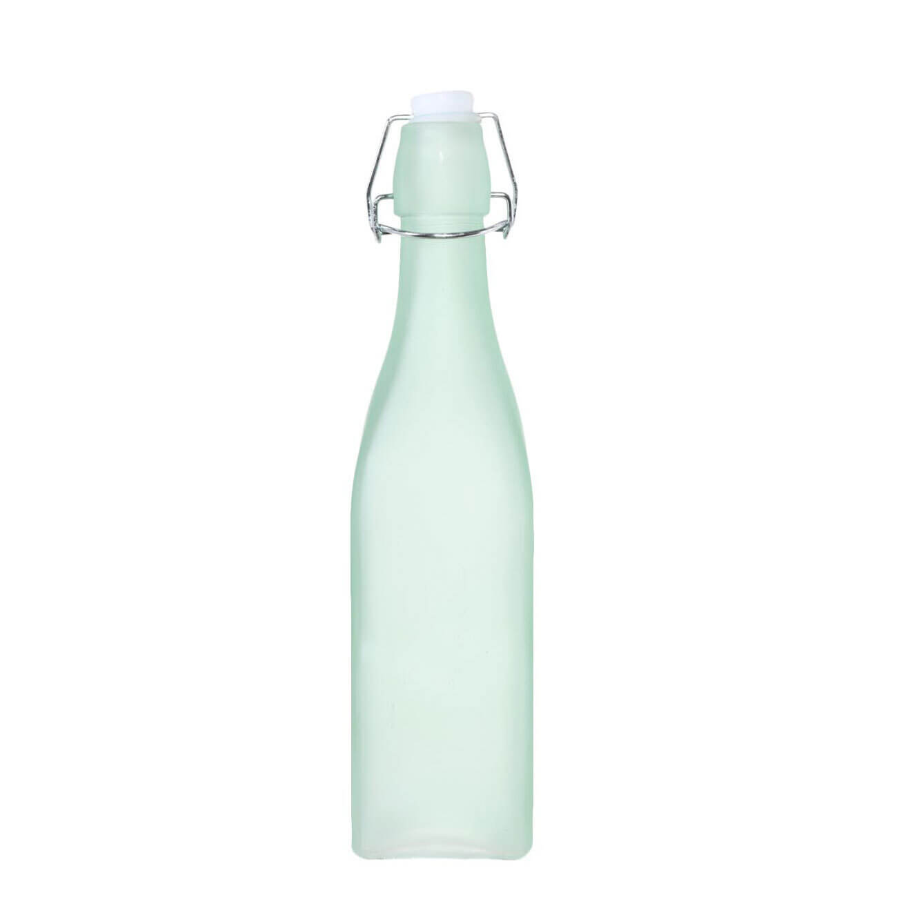 Бутылка для масла или уксуса, 500 мл, с клипсой, стекло/металл, зеленая, Light kitchen изображение № 1