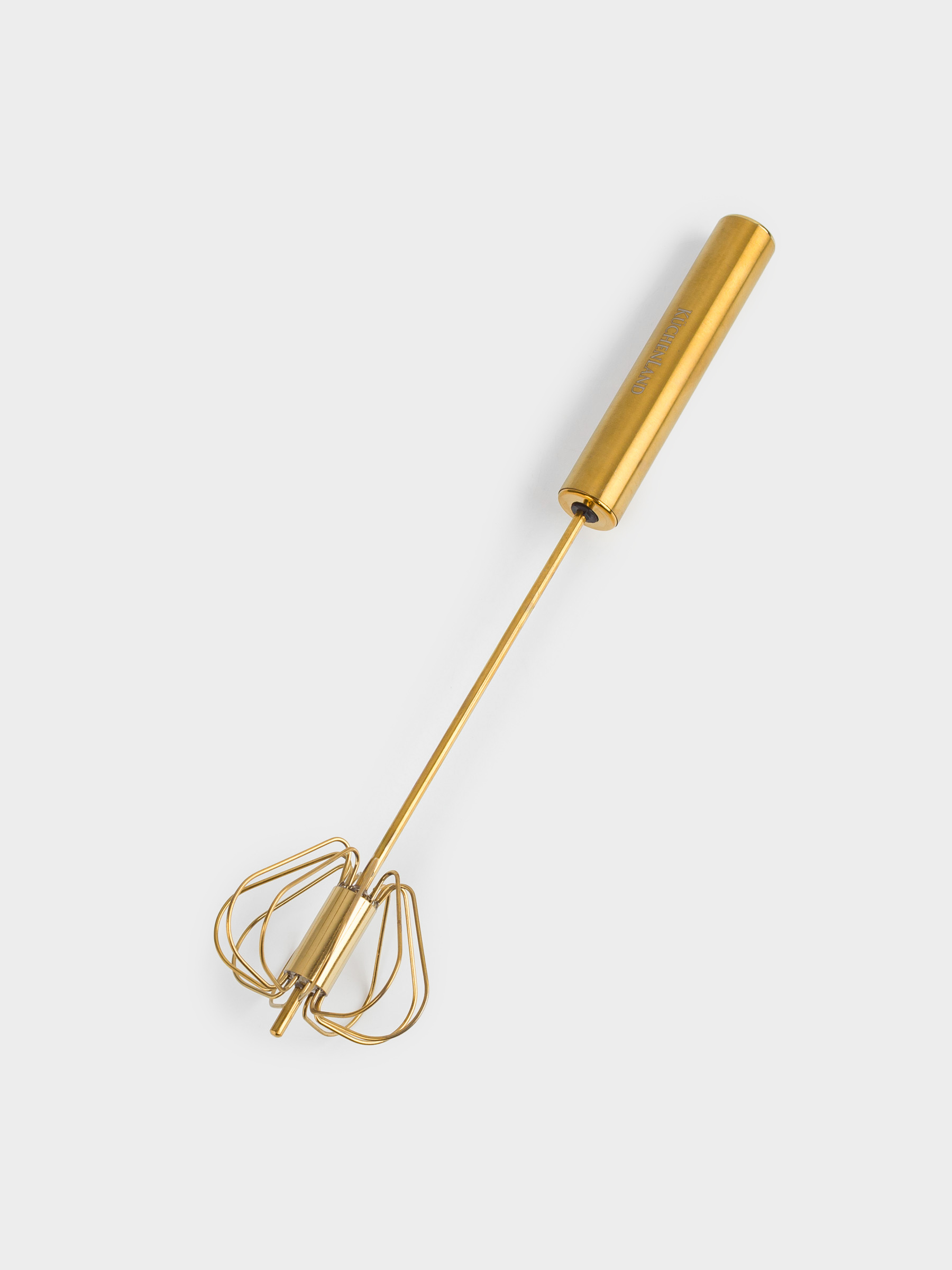 Венчик вращающийся, 26 см, сталь, золотистый, Device gold, image-2