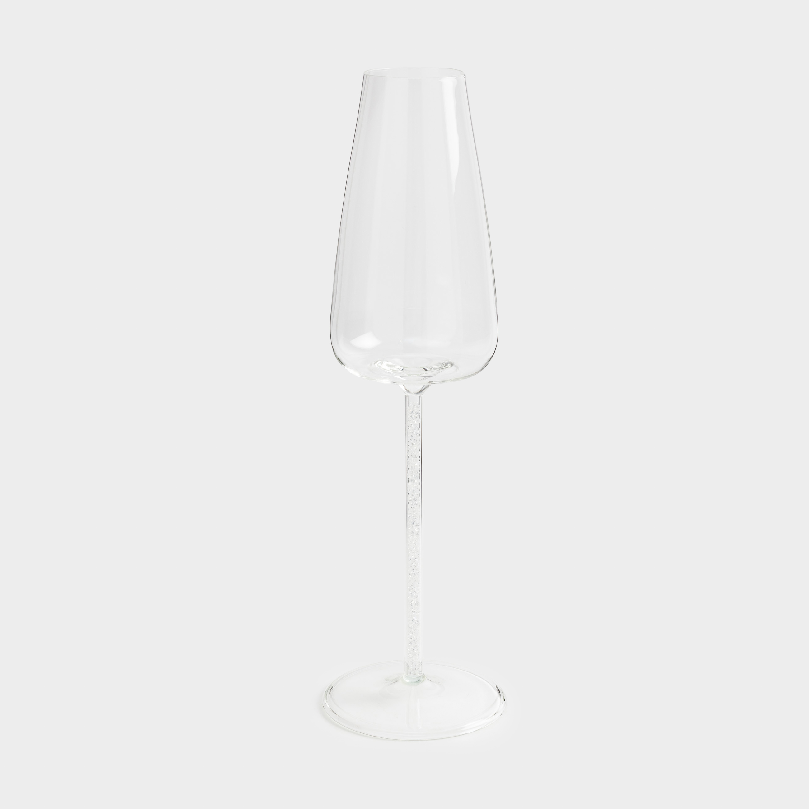 Бокал для шампанского, 270 мл, 2 шт, стекло Б/стразы, Sorento crystal, image-1