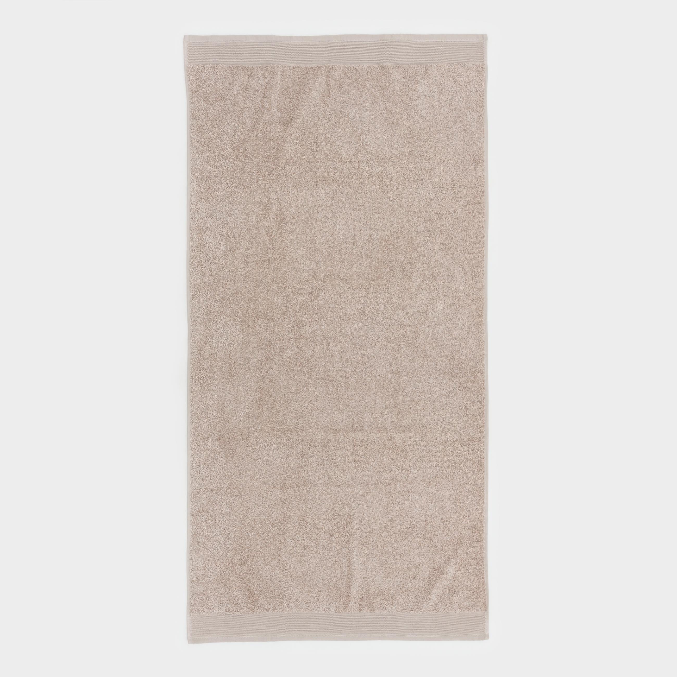 Полотенце, 70х140 см, хлопок, бежевое, Vari cotton, image-2