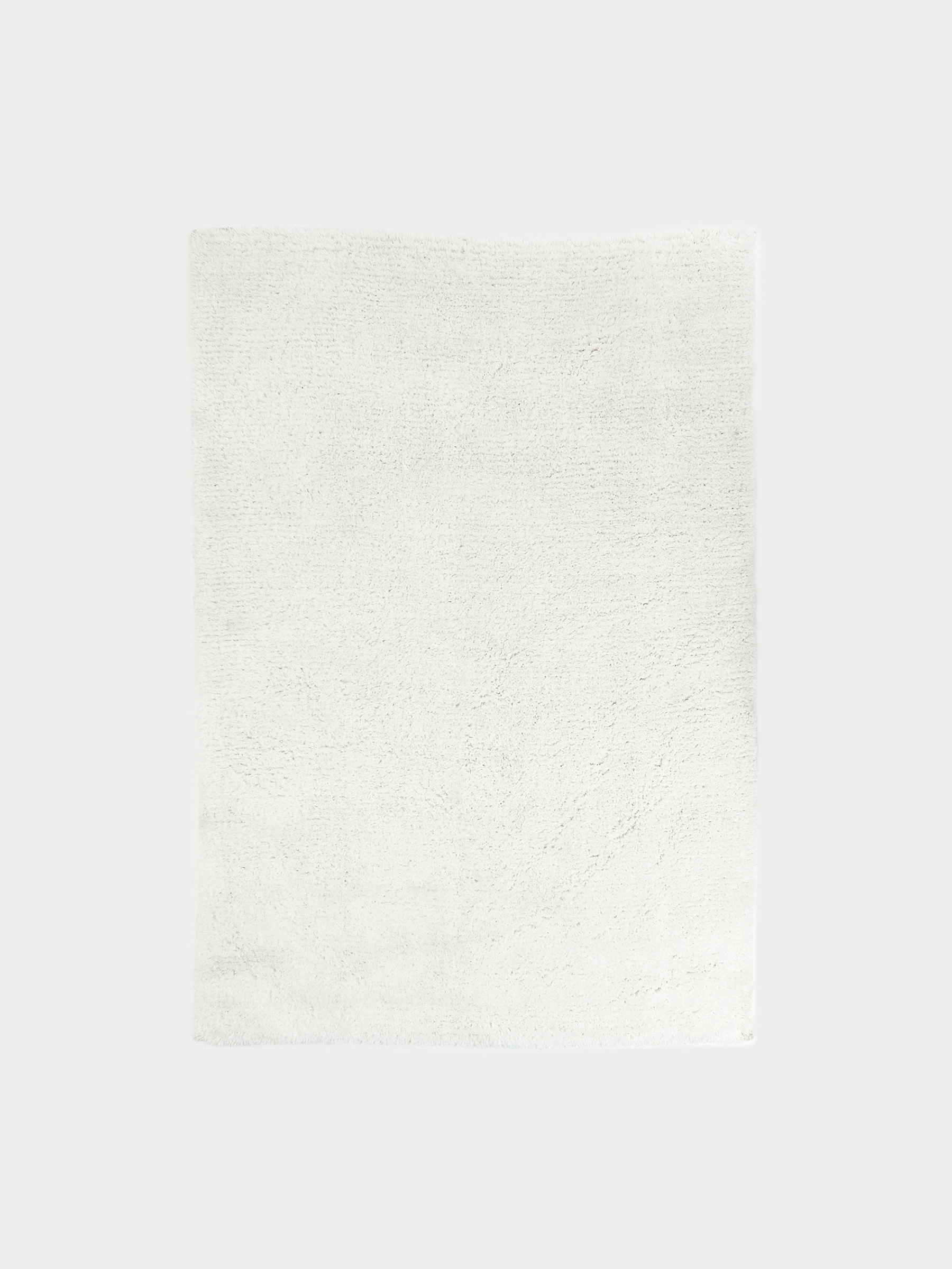 Кілем, 150х210 см, полиэстер/мақта, сүт түстес, үлпілдек түк, Monotone