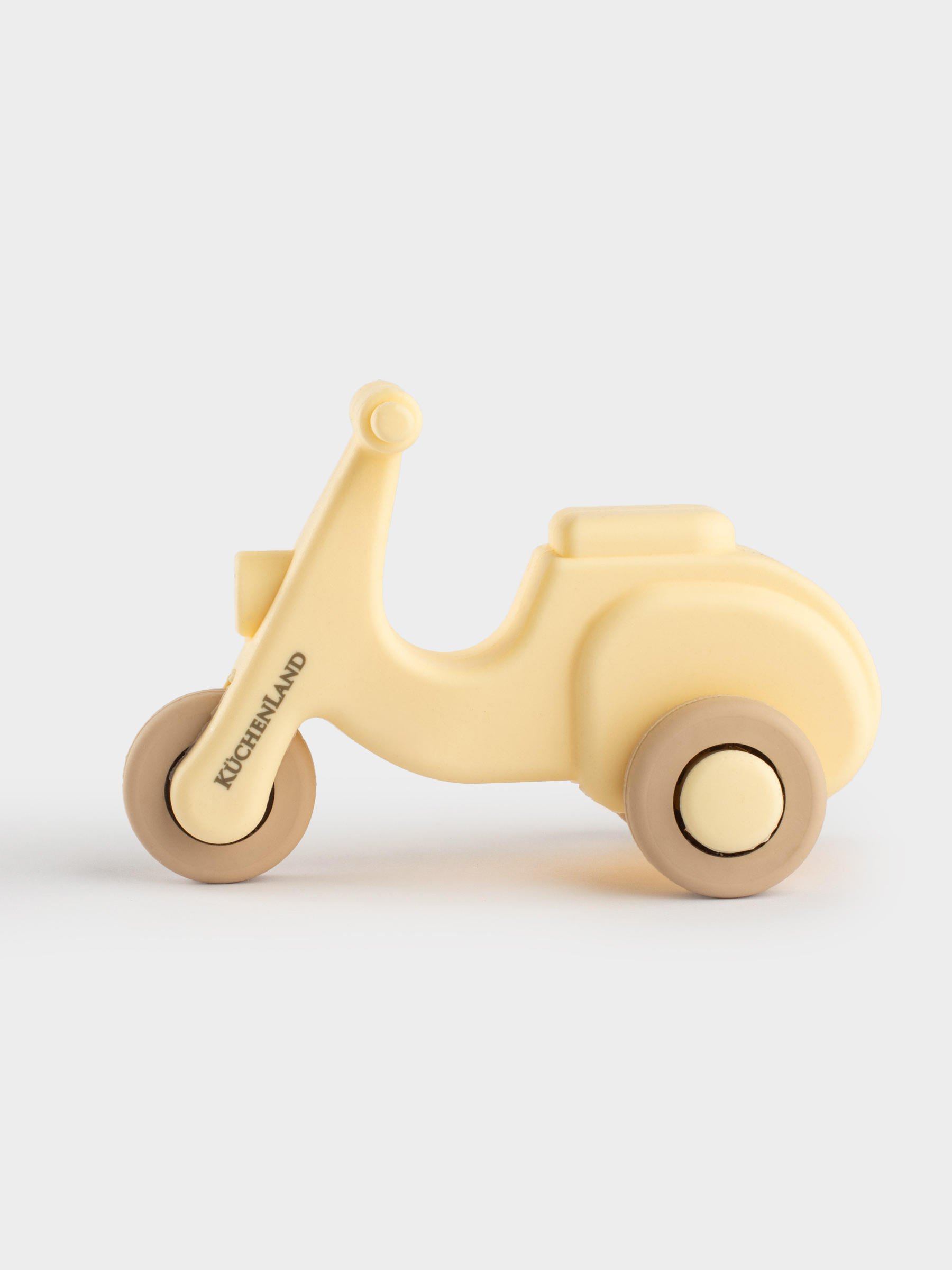 Игрушка, 10х6 см, силикон, бежевая, Мопед, Kiddy, image-4