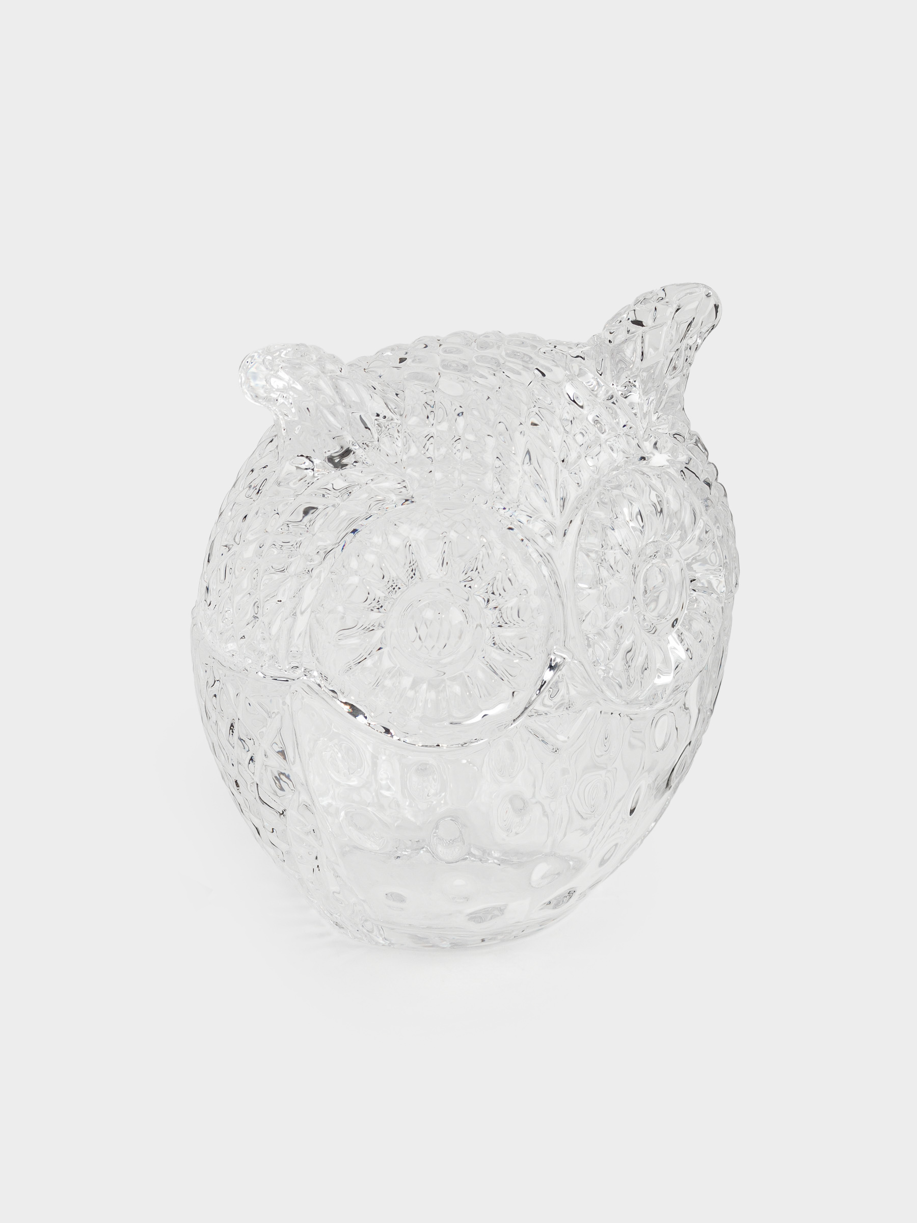 Емкость для хранения, 12х14 см, 250 мл, стекло, Сова, Owl, image-1