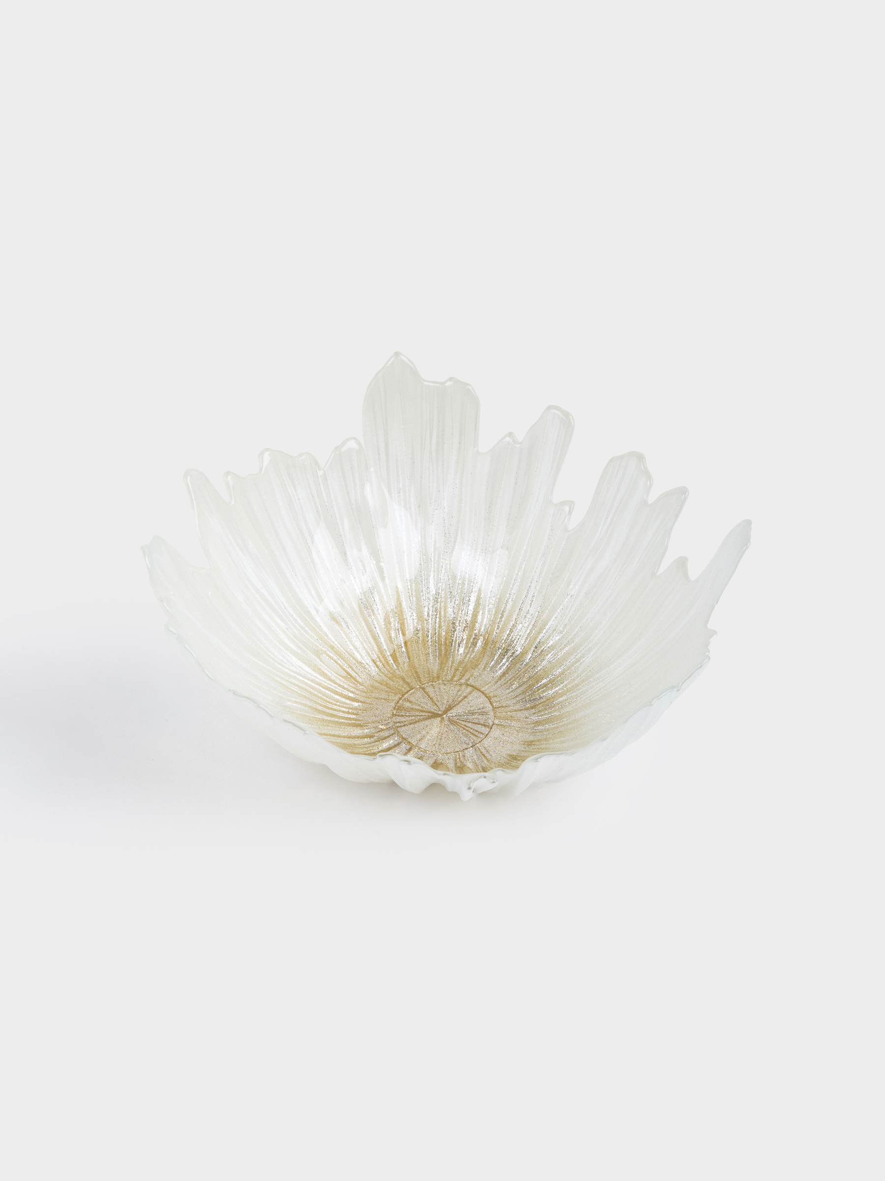 Ваза для фруктов, 26х12 см, стекло Р, молочная/шампань, Verge, image-1