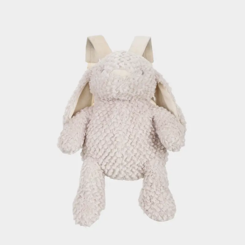 Рюкзак, 40х26 см, детский, искусственный мех, бежевый, Кролик, Rabbit ,image-0