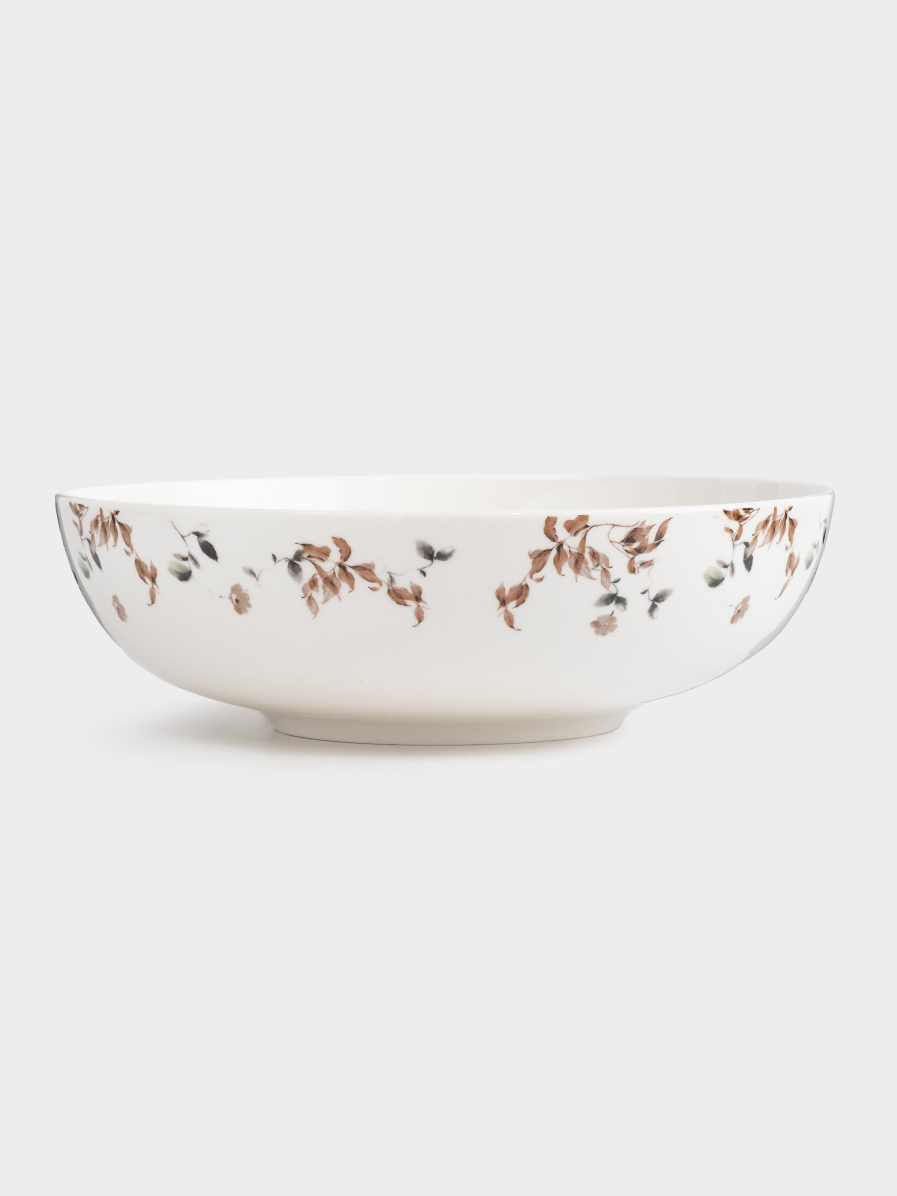 Тарелка суповая, 19х6 см, 2 шт, фарфор N, Осенние цветы, Refined floral, image-3