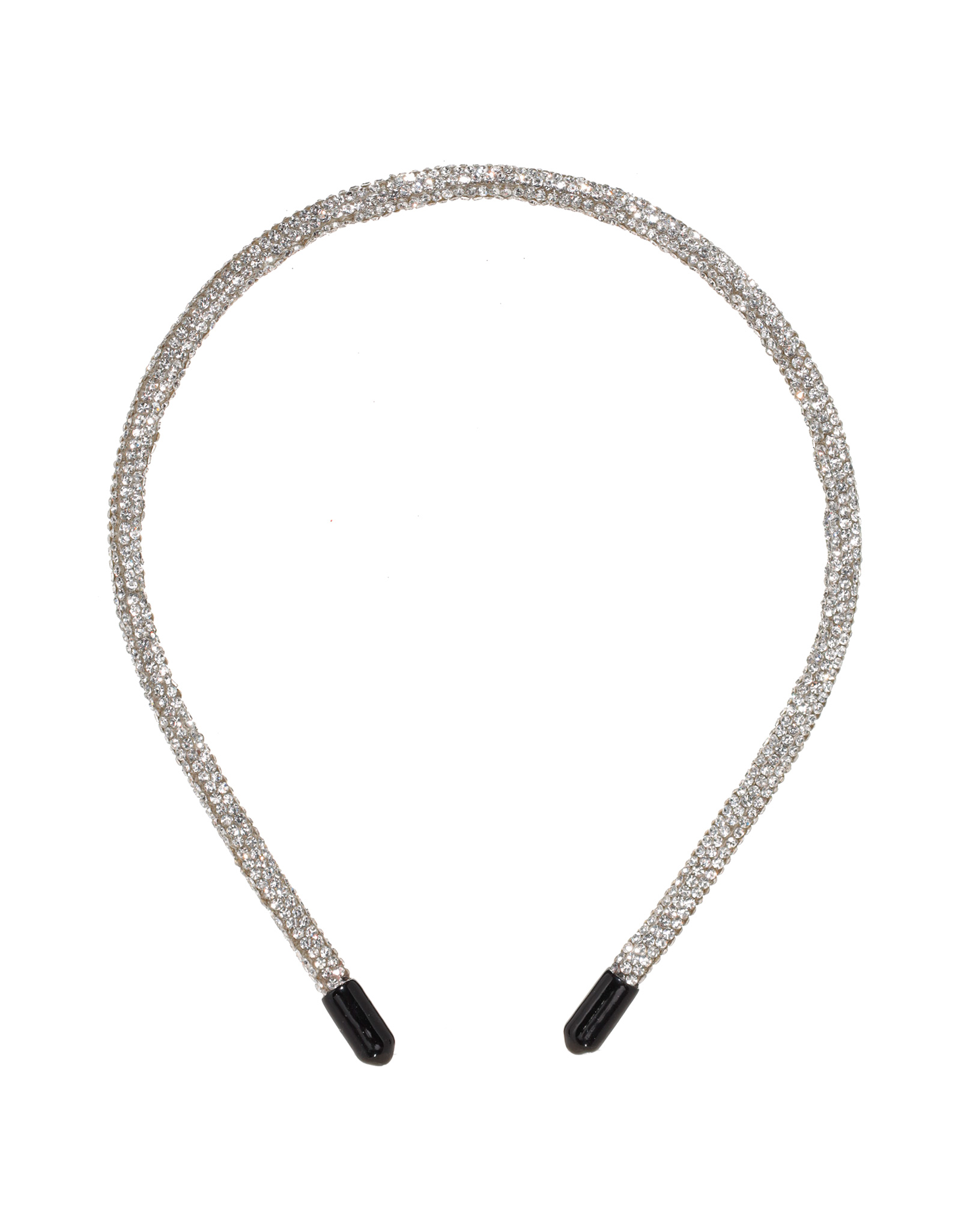 Шаш жиегі, 12х14 см, пластик, күміс, кристалдар,  Jewelry crystal, image-0