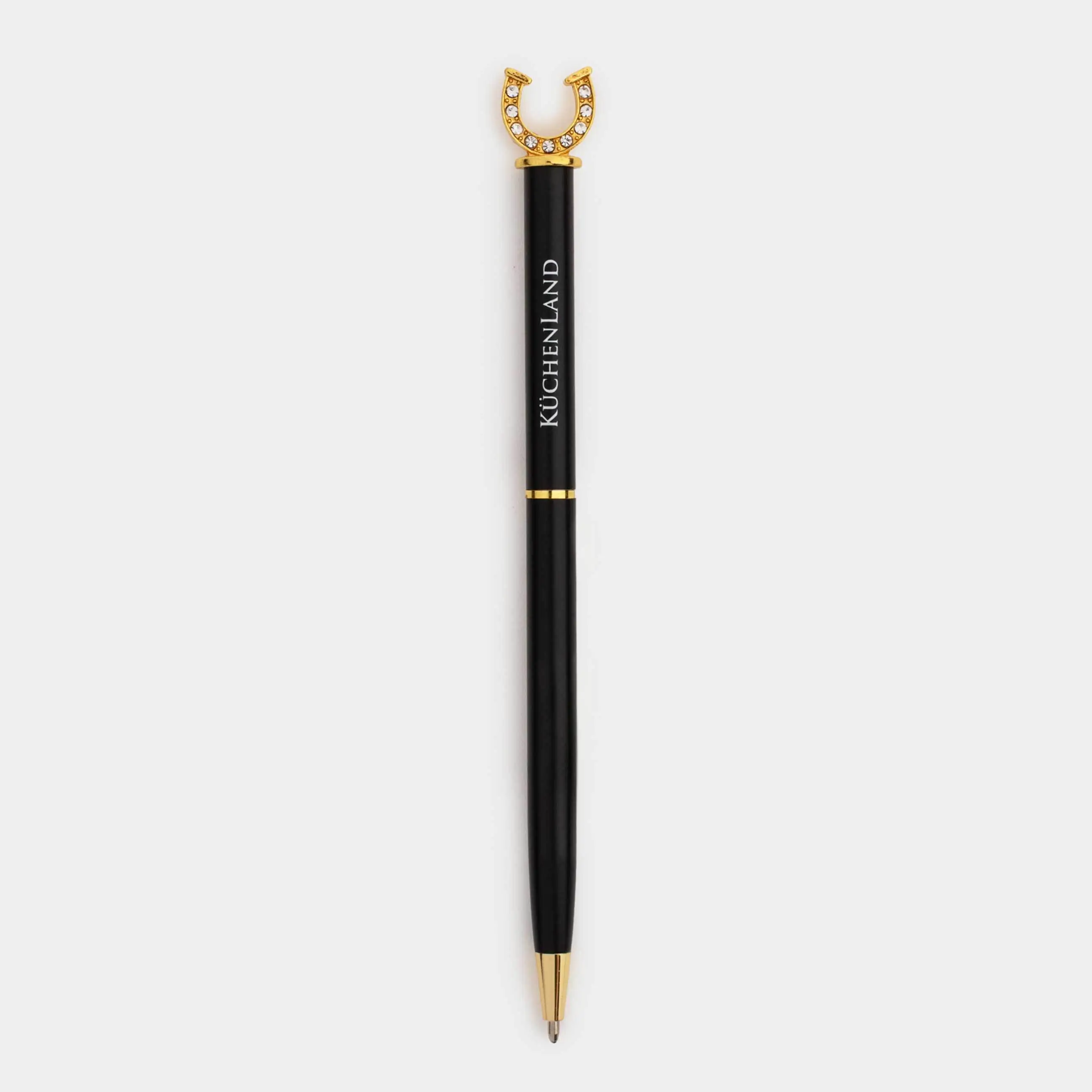 Шарикті қалам, 15 см, мүсіні бар, болат, қара, Таға, Draw figure