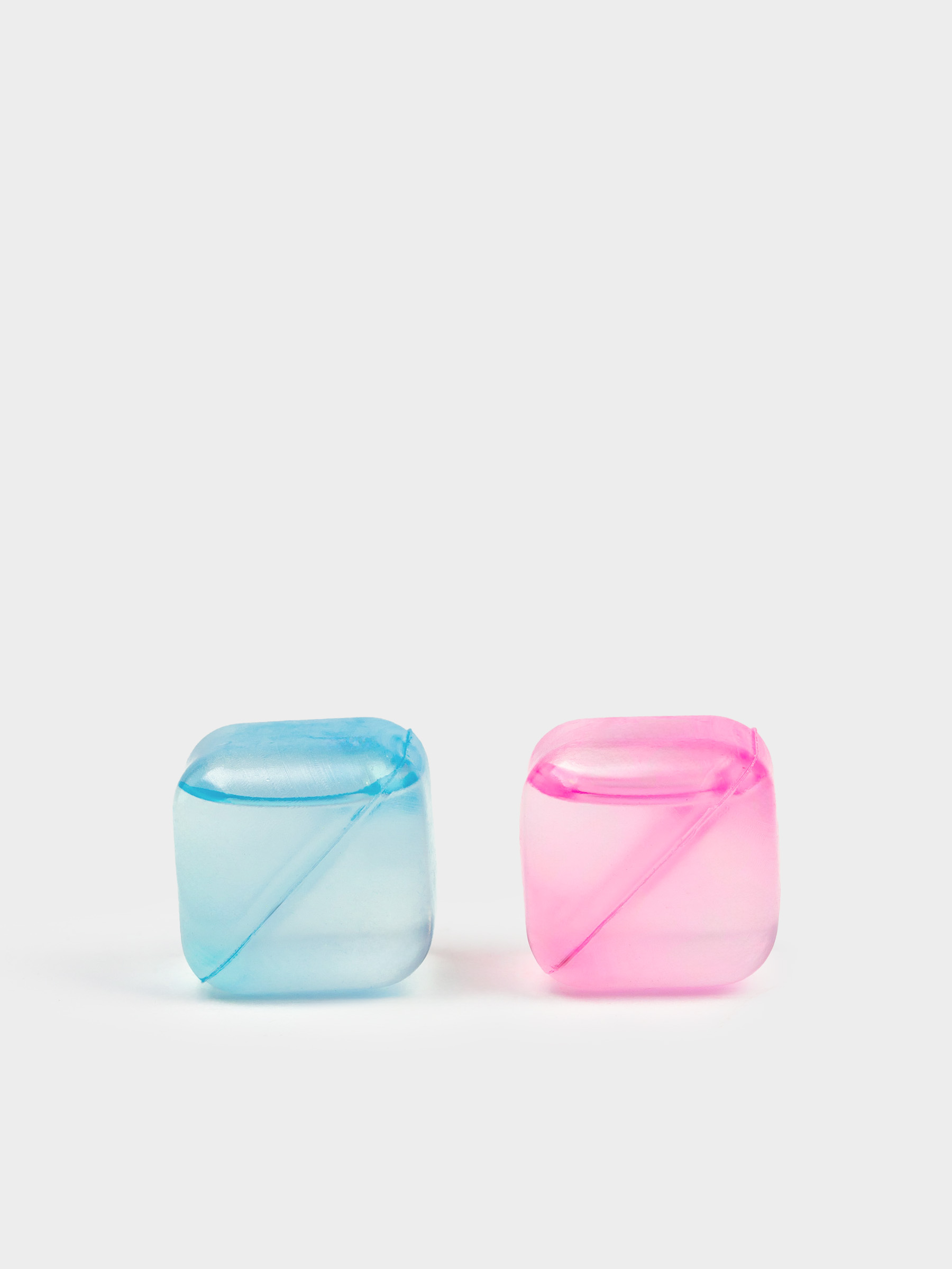 Набор кубиков для охлаждения напитков, 10 шт, пластик, розовый/голубой, Cool party, image-5