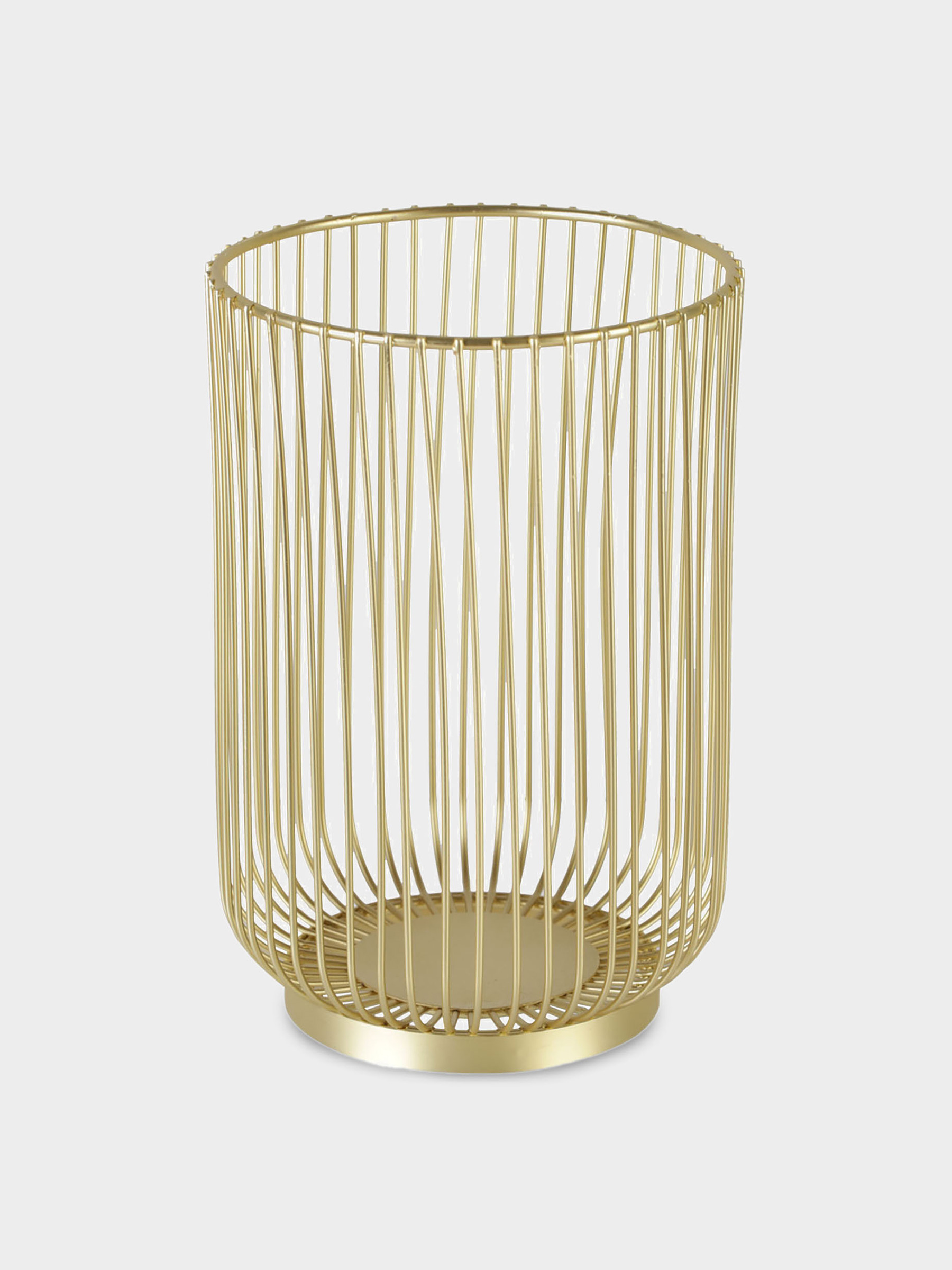 Ас үй ыдыстарына арналған түпқойма, 18 см, металл, алтын, Twist gold, image-1