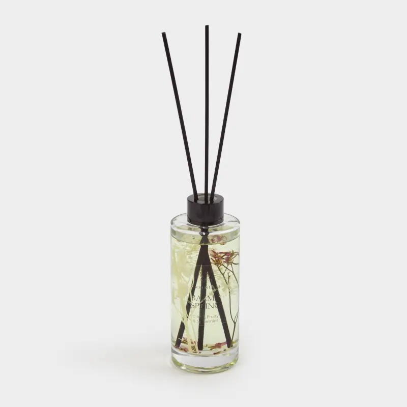 Ароматический диффузор, 180 мл, с сухоцветами, Citrus, Fruity & Spearmint, Balmy spring