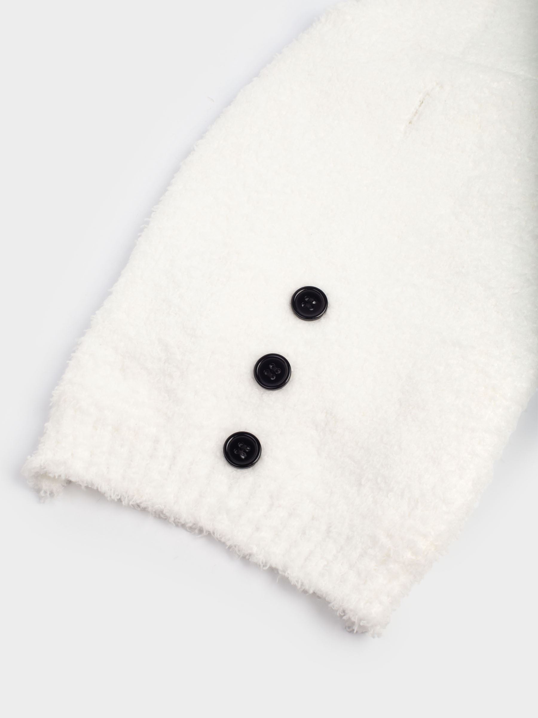 Жануарлар свитері, 38 см, өлшеміМ, капюшоны бар, полиэстер, ақ, Аққала, Fashion pet, image-4