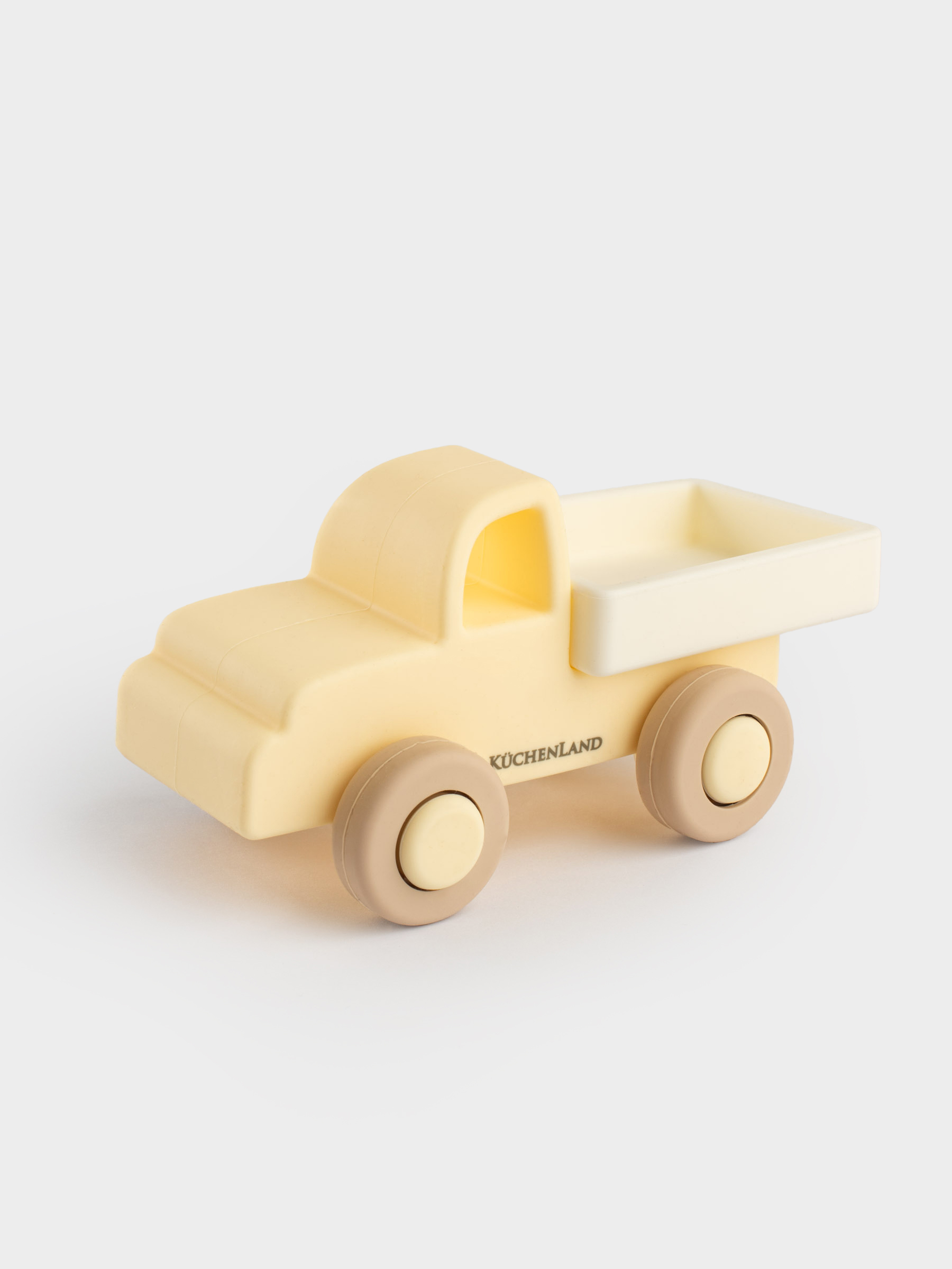 Игрушка, 11х6 см, силикон, бежевая, Грузовик, Kiddy, image-0