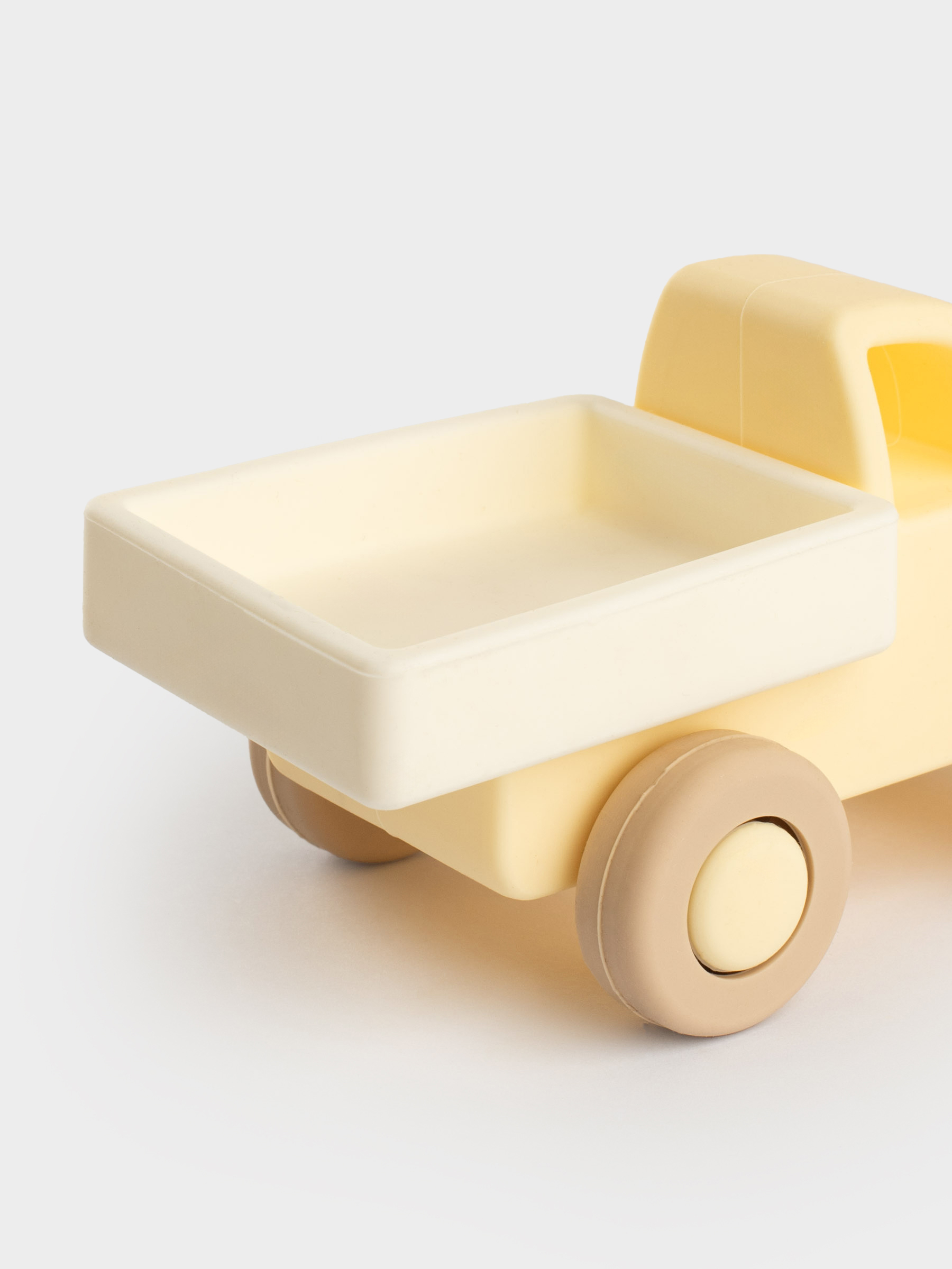 Игрушка, 11х6 см, силикон, бежевая, Грузовик, Kiddy, image-5