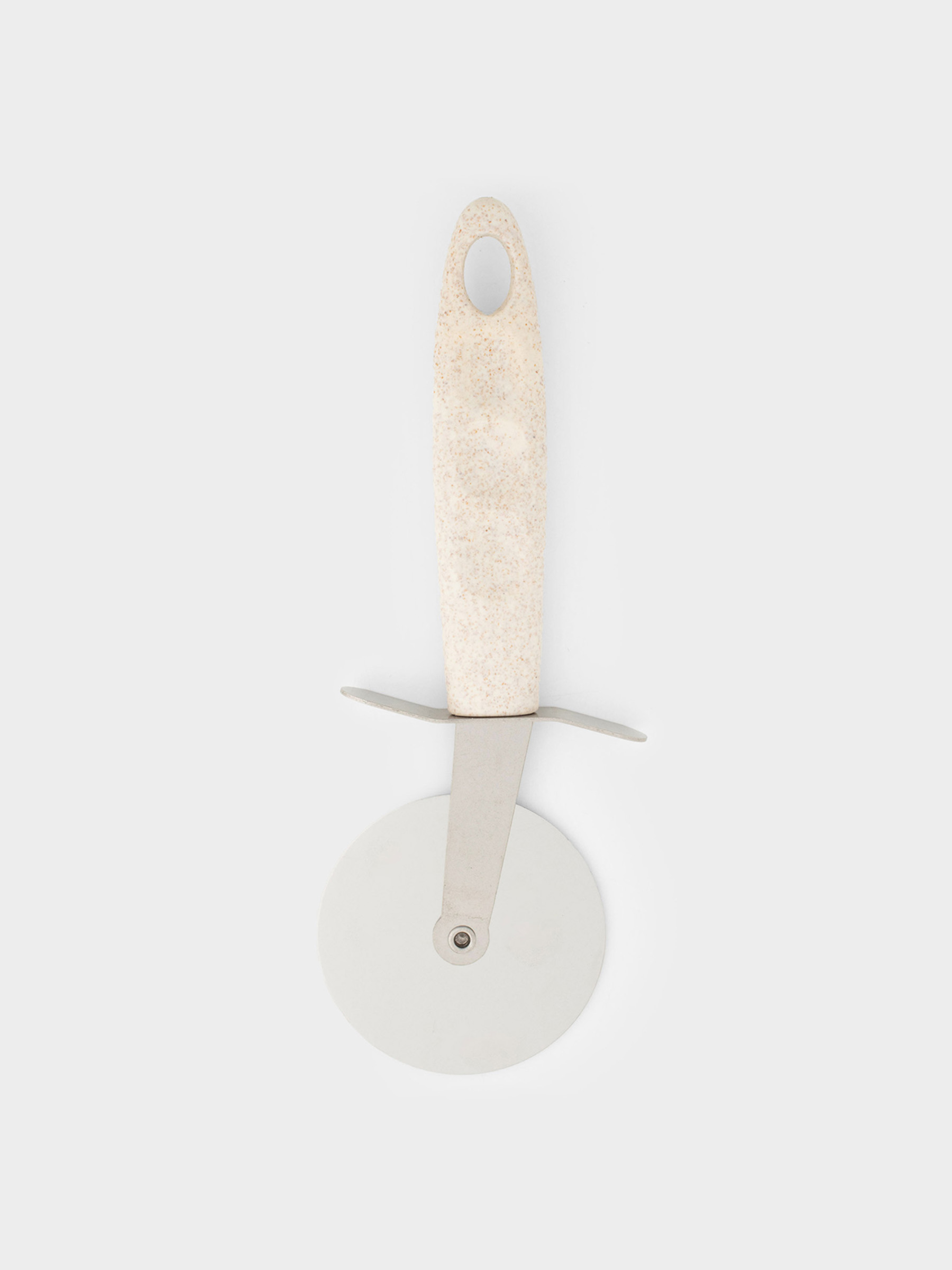 Нож для пиццы, 20 см, сталь/пластик, бежевый, в крапинку, Soft speckled, image-1