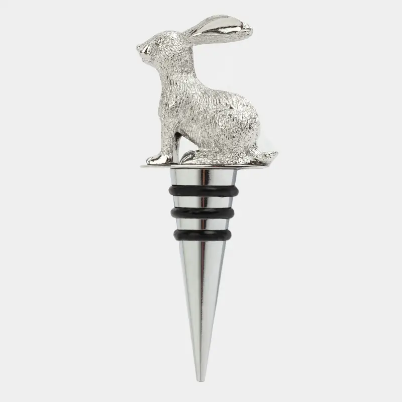 Пробка для винной бутылки, 11 см, металл, Кролик, Rabbit ,image-0