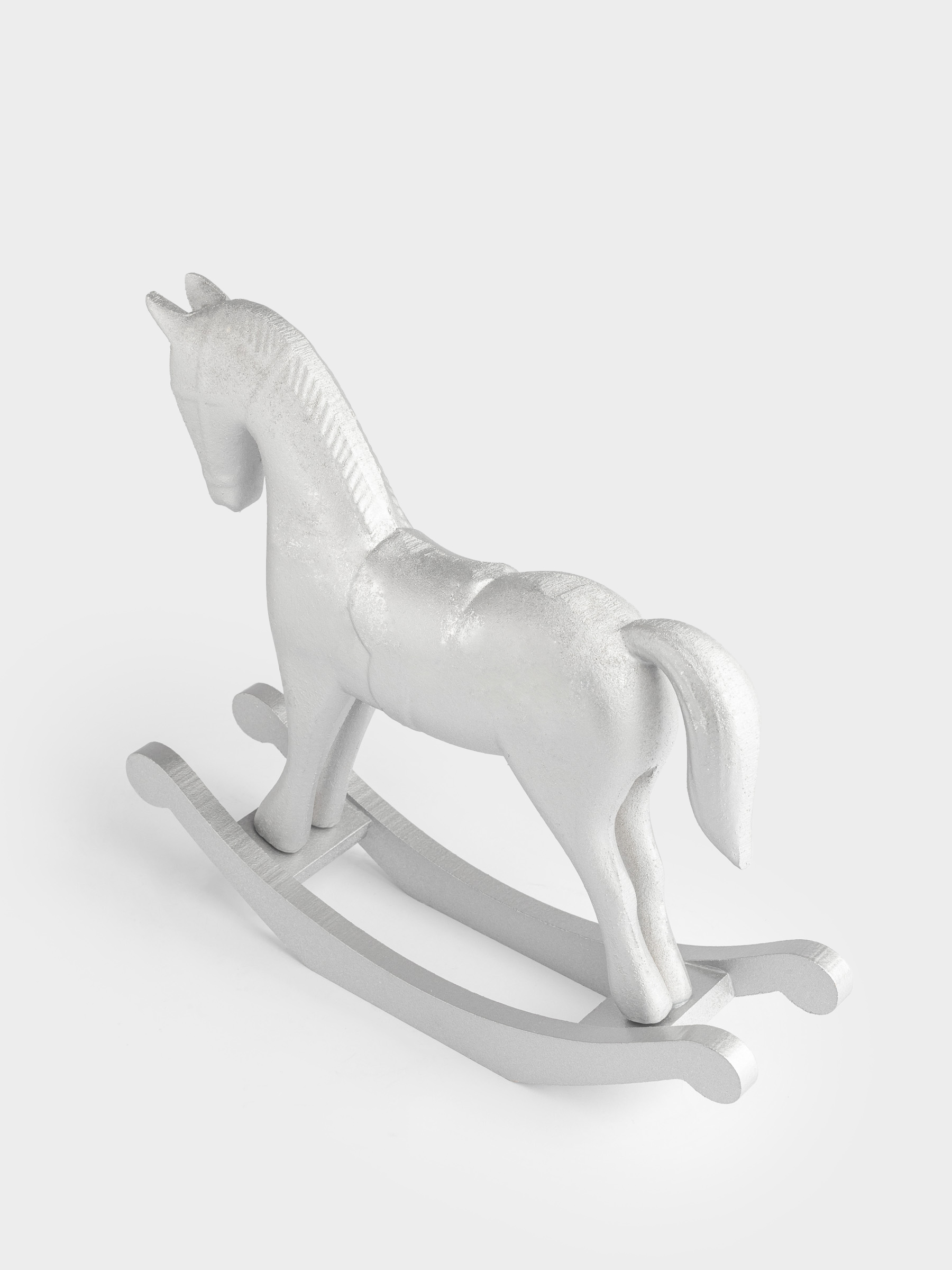 Мүсінше, 22 см, ағаш, алтын, Жылқы, Antique horse, image-3