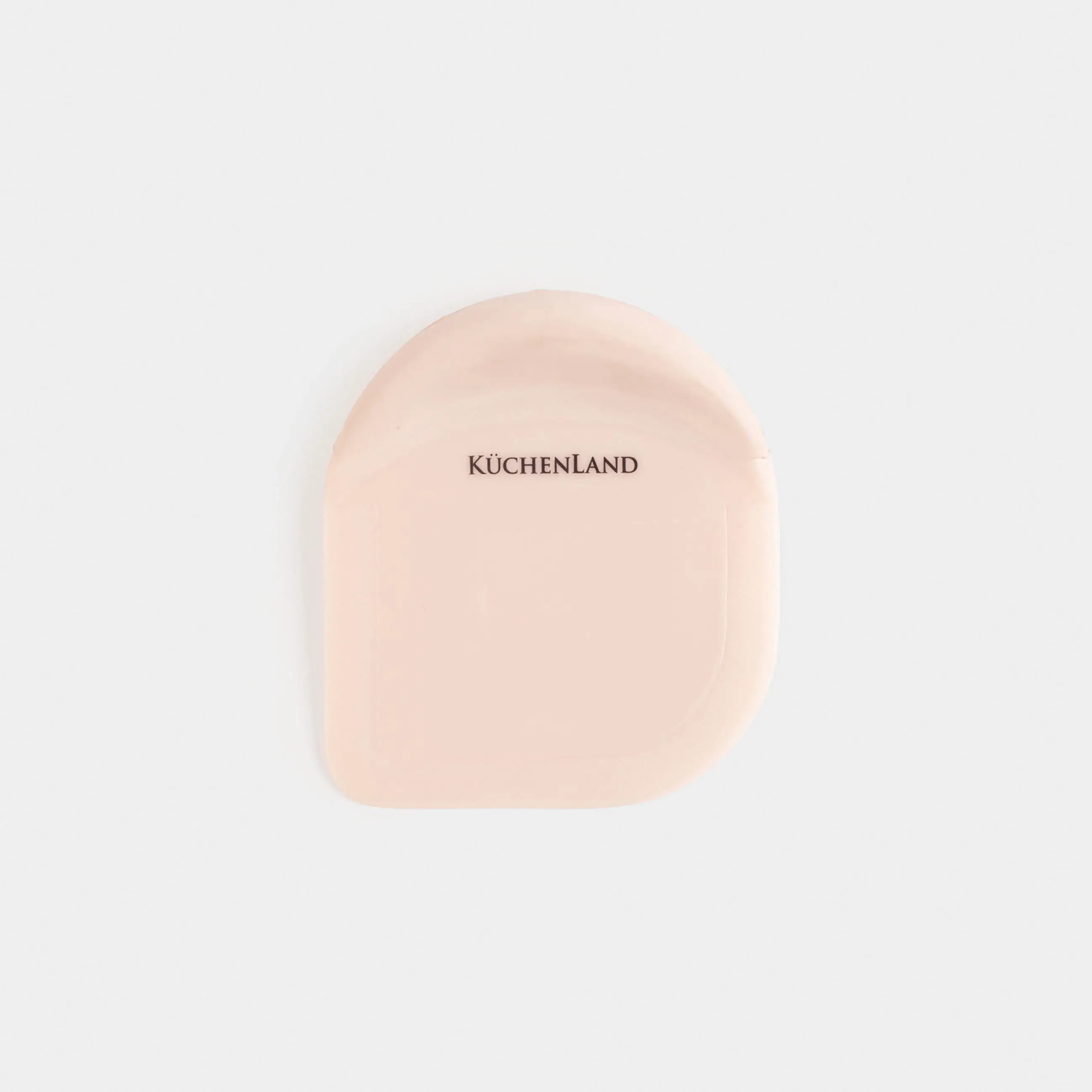Шпатель кондитерский, 7x8 см, с держателем, нейлон, бежевый, Benefit