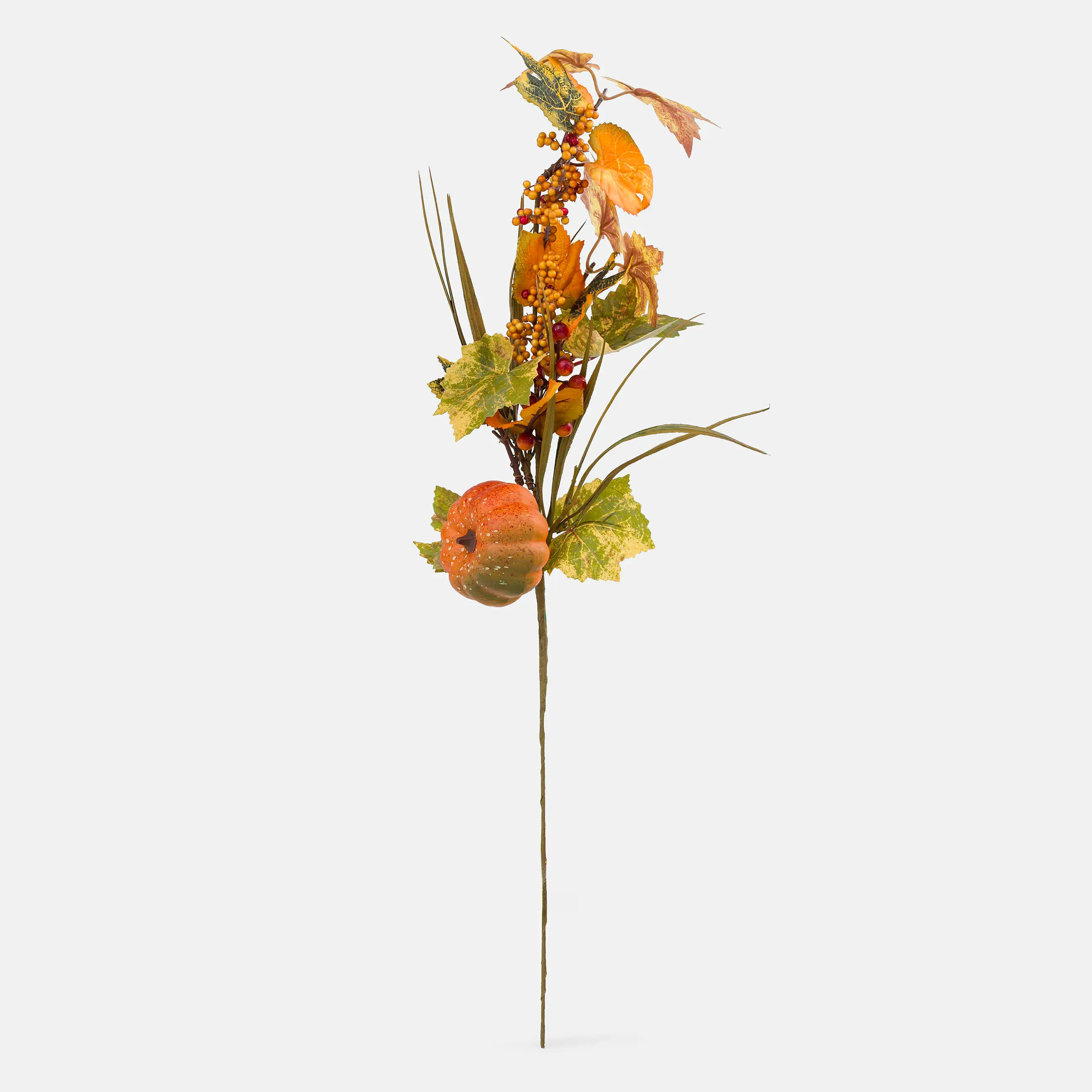 Сәндік бұтақ, 68 см, полиэстер/пенопласт, Күзгі, Forest symphony decor