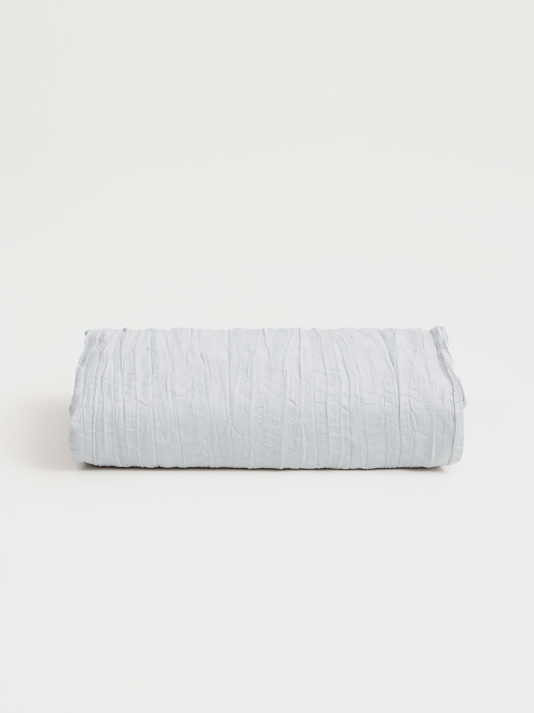 Скатерть, 170х250 см, полиэстер, светло-серая, Мятый эффект, Dented, image-7
