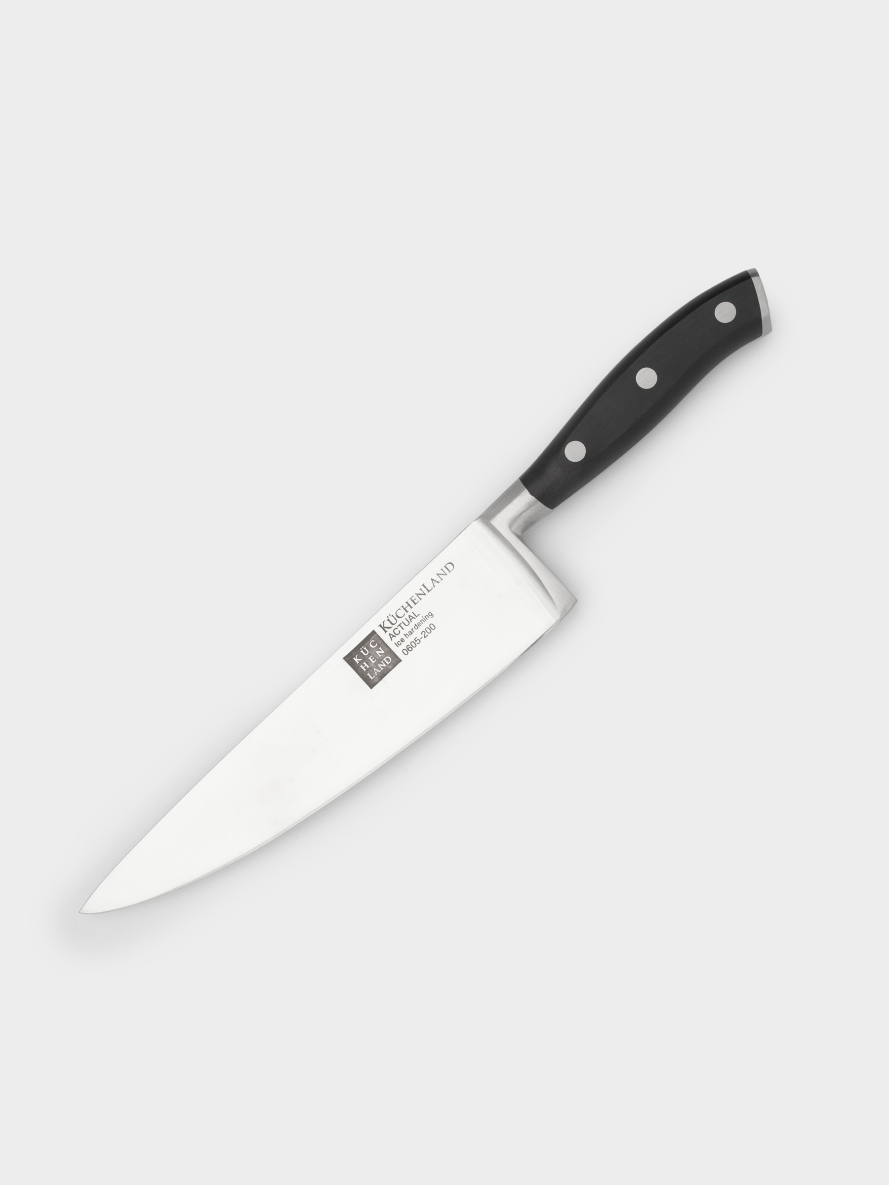 Нож поварской, 20 см, сталь/пластик, Actual, image-1