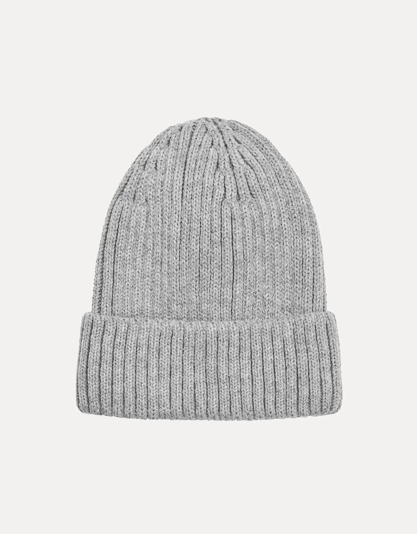 Шапка женская, единый размер, акрил/полиэстер, серая, Knitting, image-0