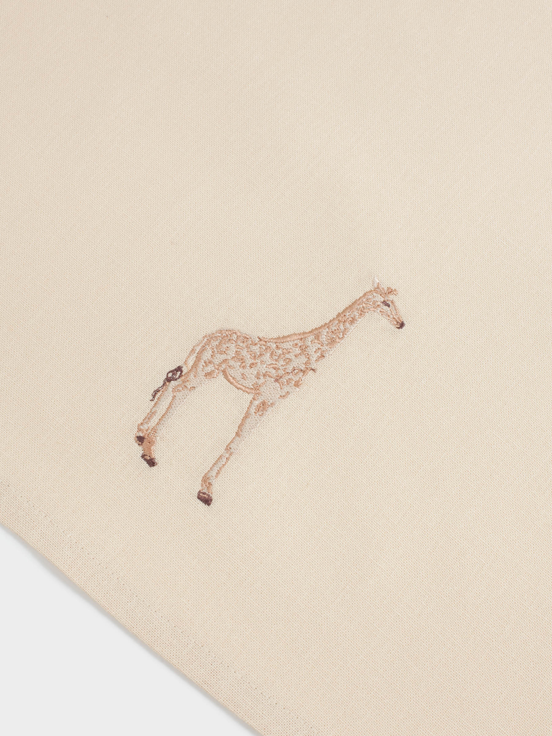Полотенце кухонное, 40х60 см, хлопок, бежевое, Жираф, Giraffe, image-4