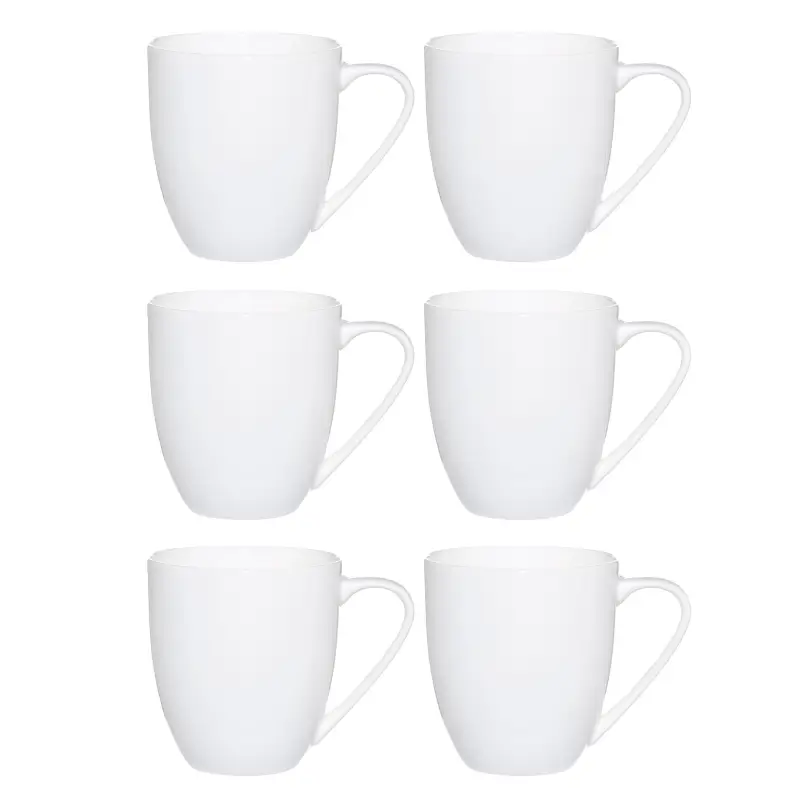Кружка, 450 мл, 6 шт, фарфор F, белая, Ideal white ,image-0