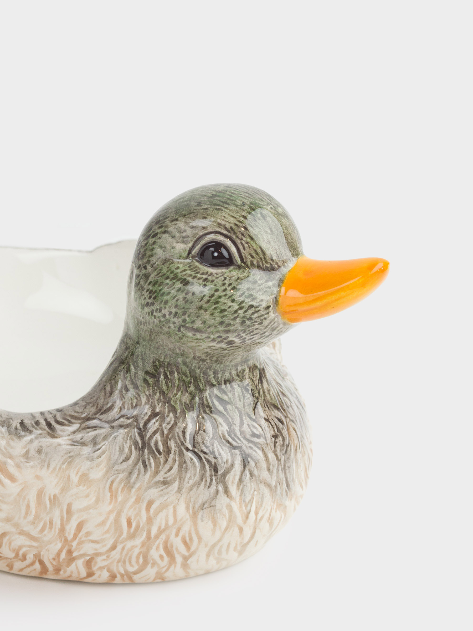 Блюдо глубокое, 23х12 см, керамика, Утка, Duck, image-5
