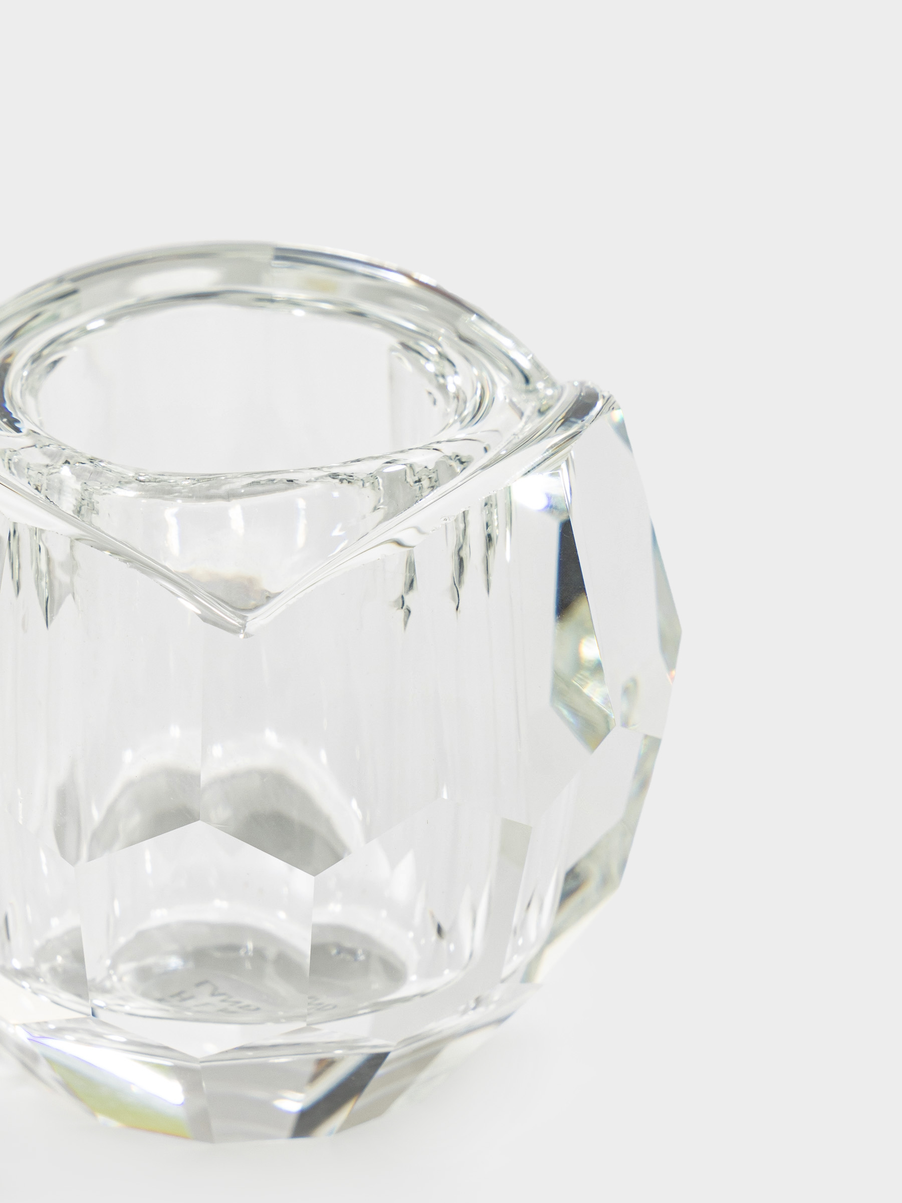Шам ұстағыш, 4 см, шай шамына арналған, хрусталь шыны, Lux crystal, image-1