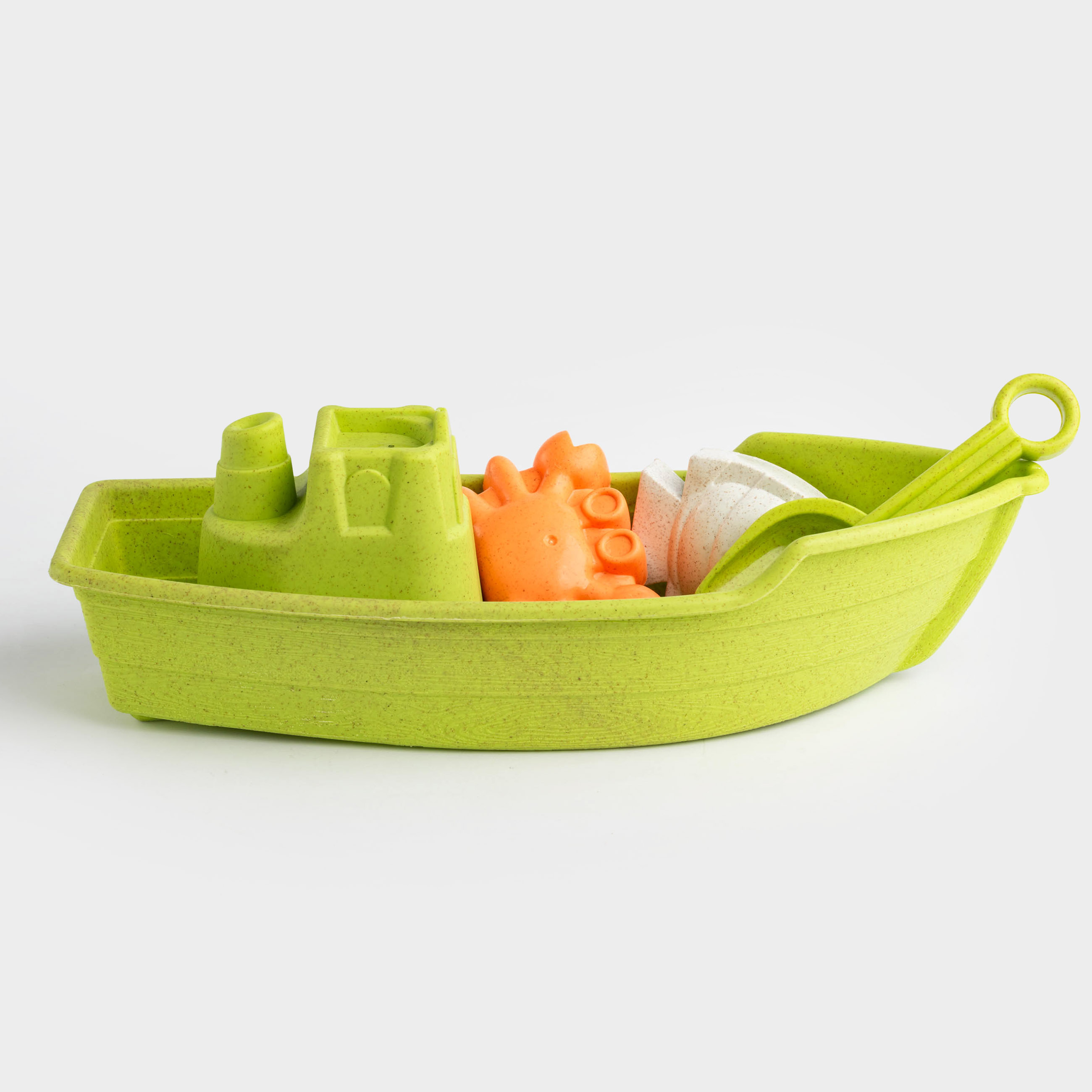 Набор игровой для песка, 4 пр, с игрушкой, пластик, цветной, Корабль, Sunny, image-3