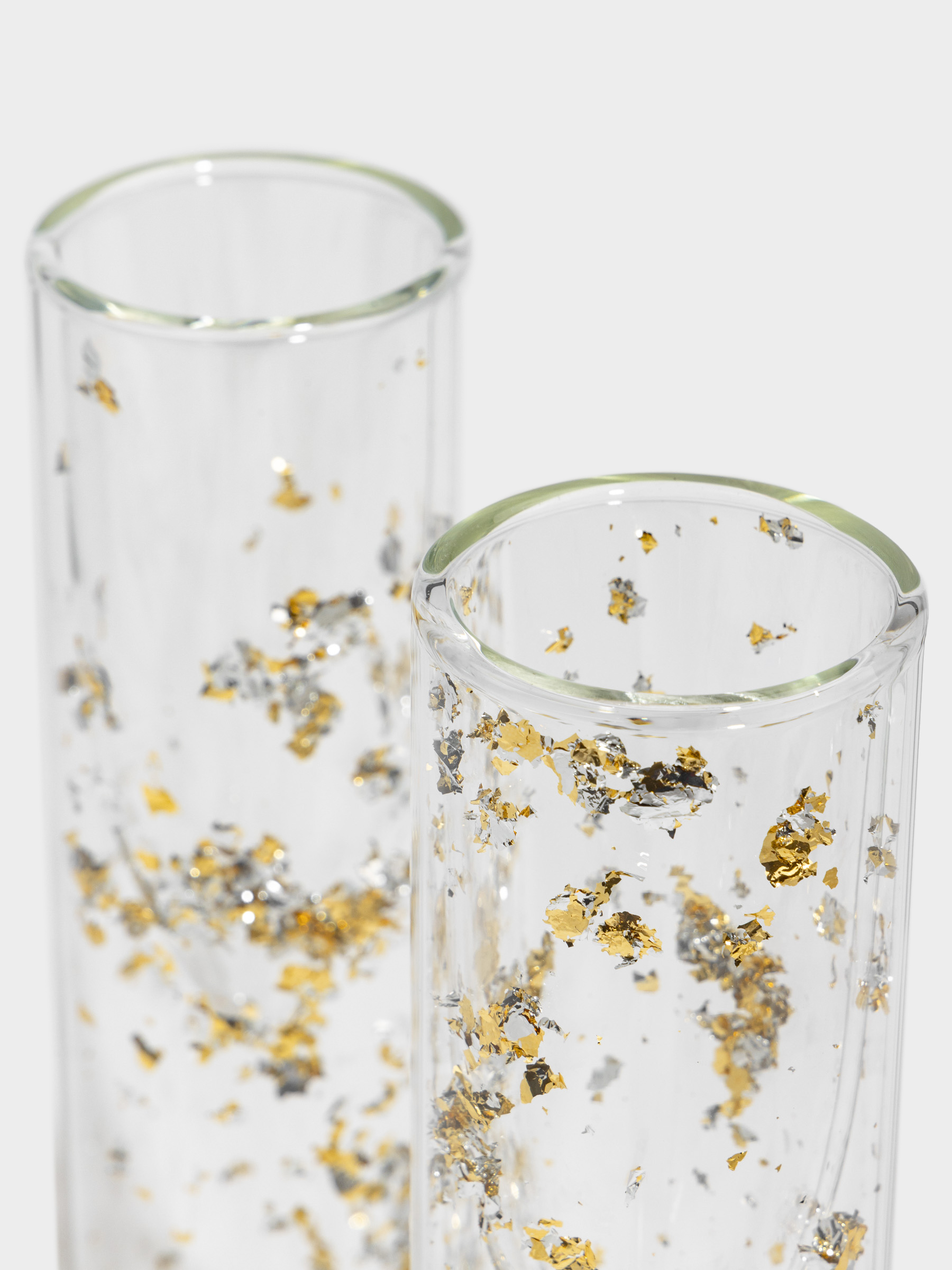 Шампан бокалы, 100 мл, 2 дана, шыны Б, ішінде фольга бар, Air decor, image-3
