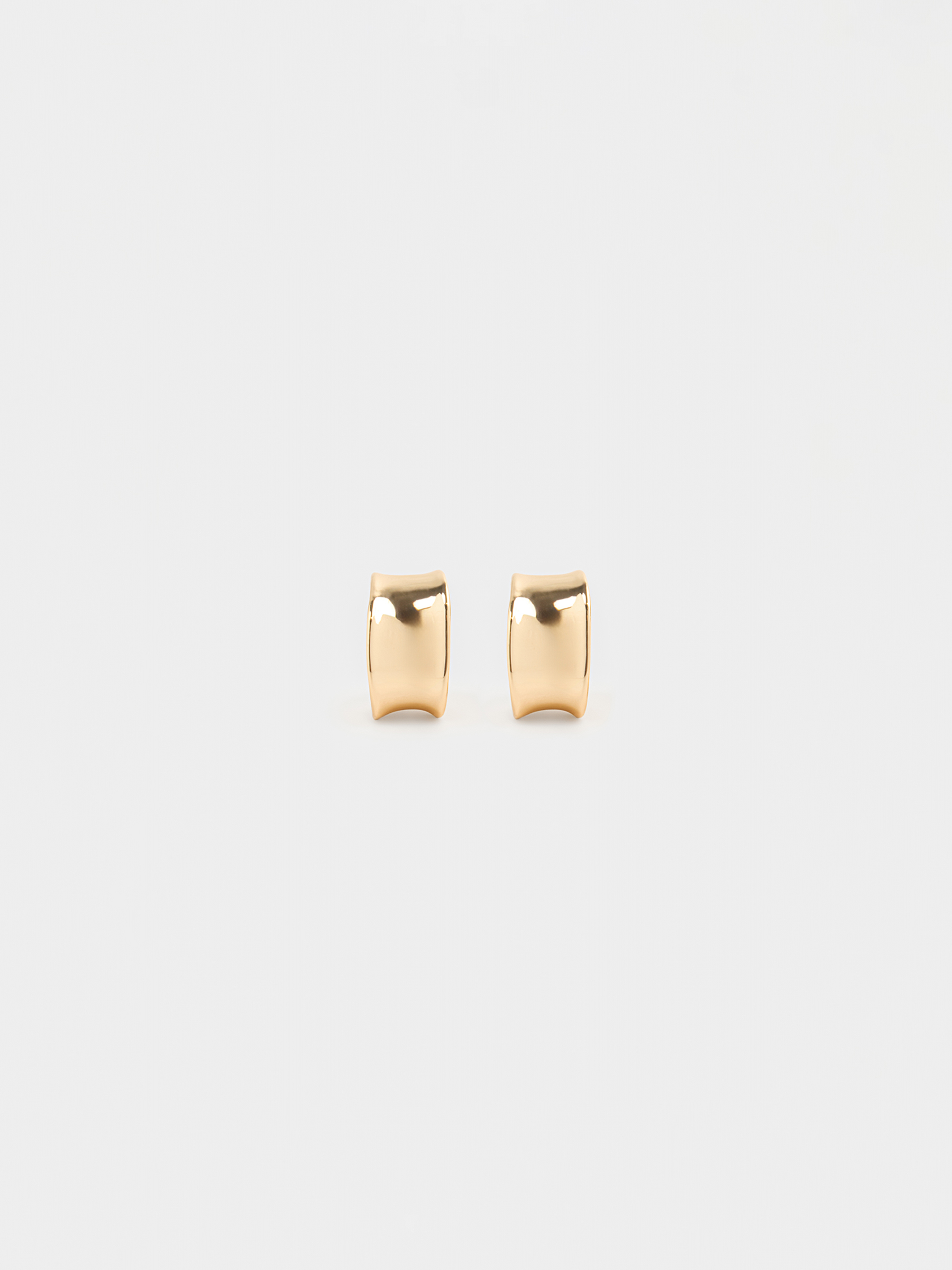 Пусет сырғалары, 2 см, 2 дана, металл, алтын, Jewelry, image-0
