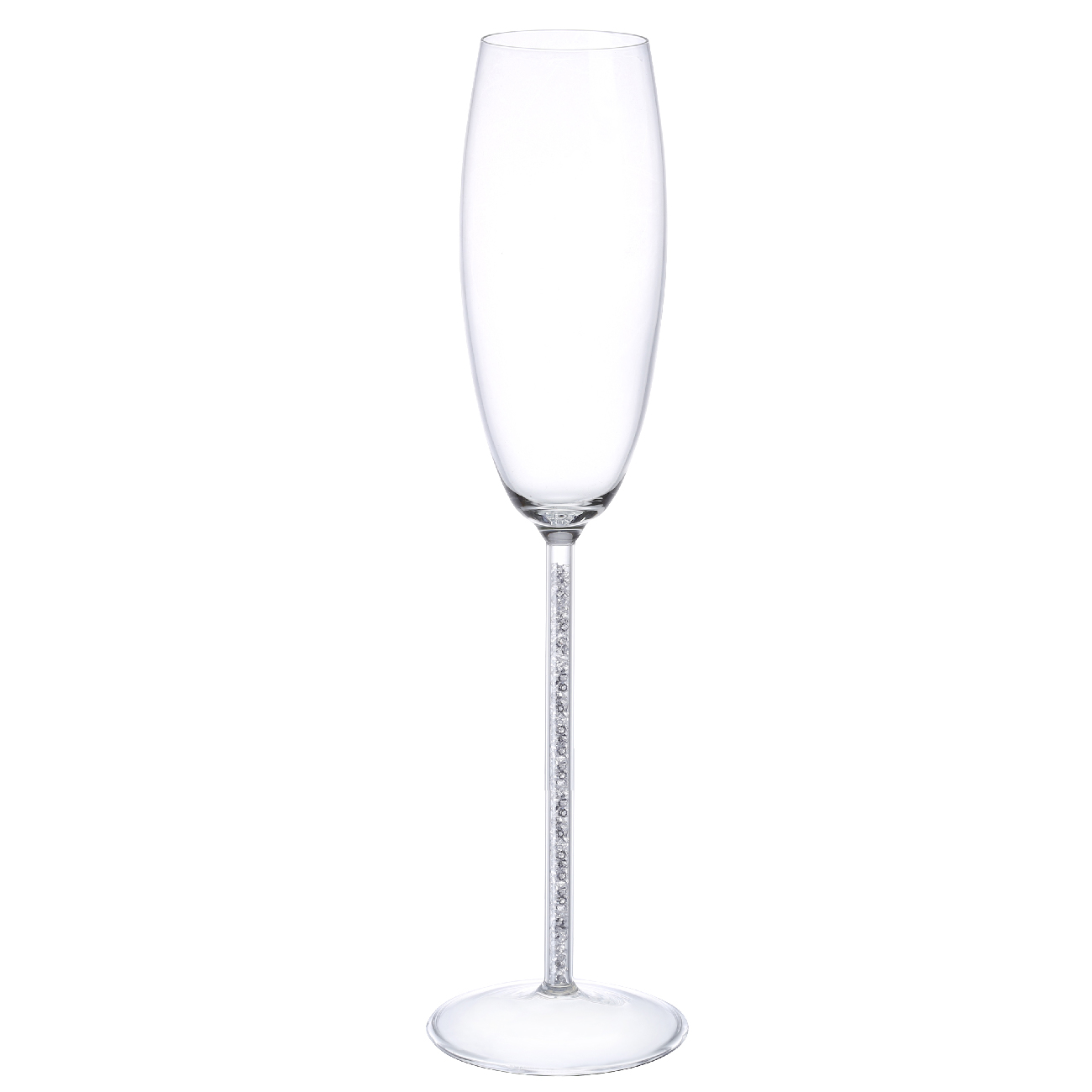 Шампан әйнегі, 180 мл, 2 дана, шыны / ринстондар, Crystal decor изображение № 2