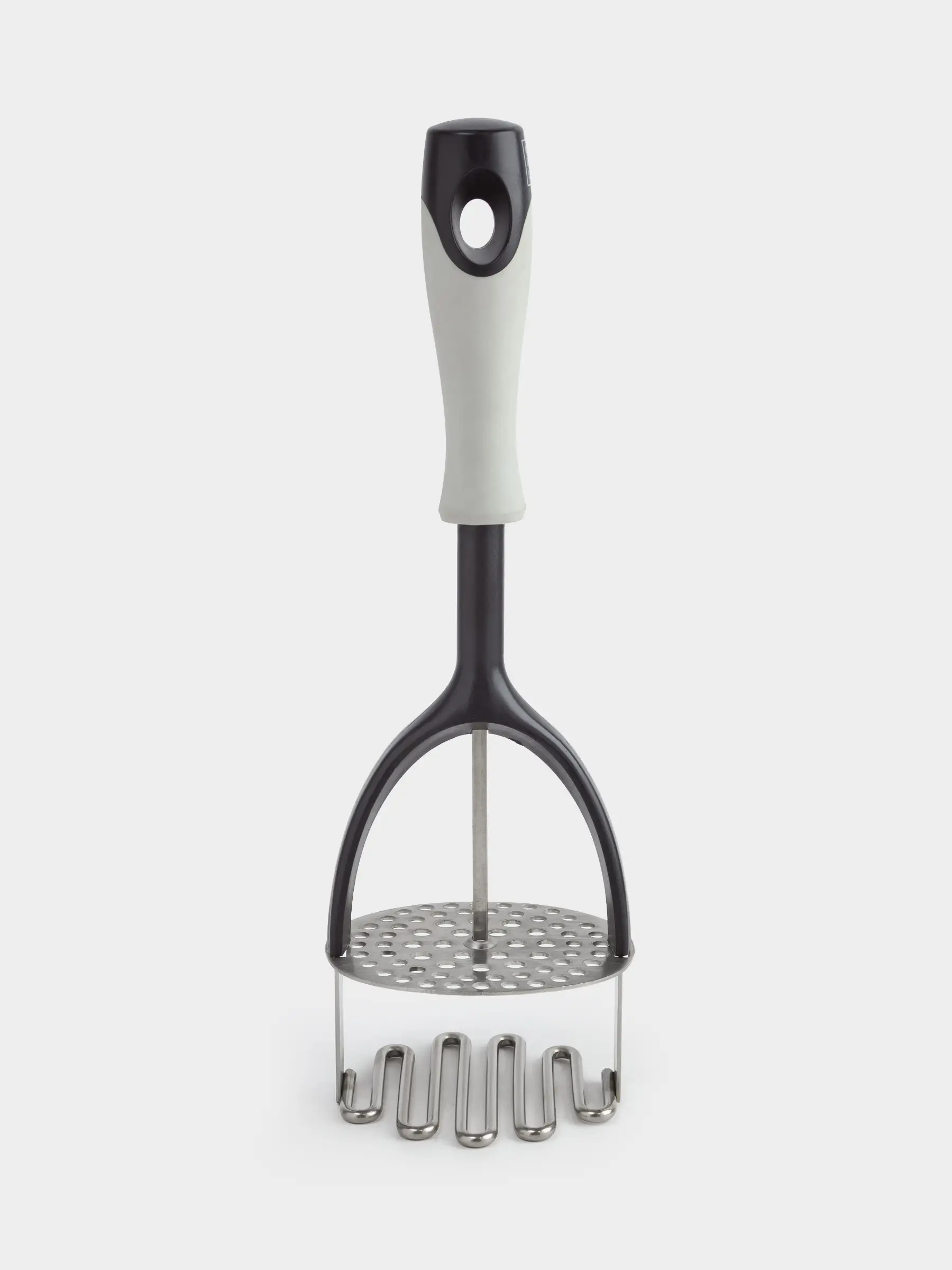 Пюре Пресс, 28 см, болат / пластик, сұр, ұнтақтау